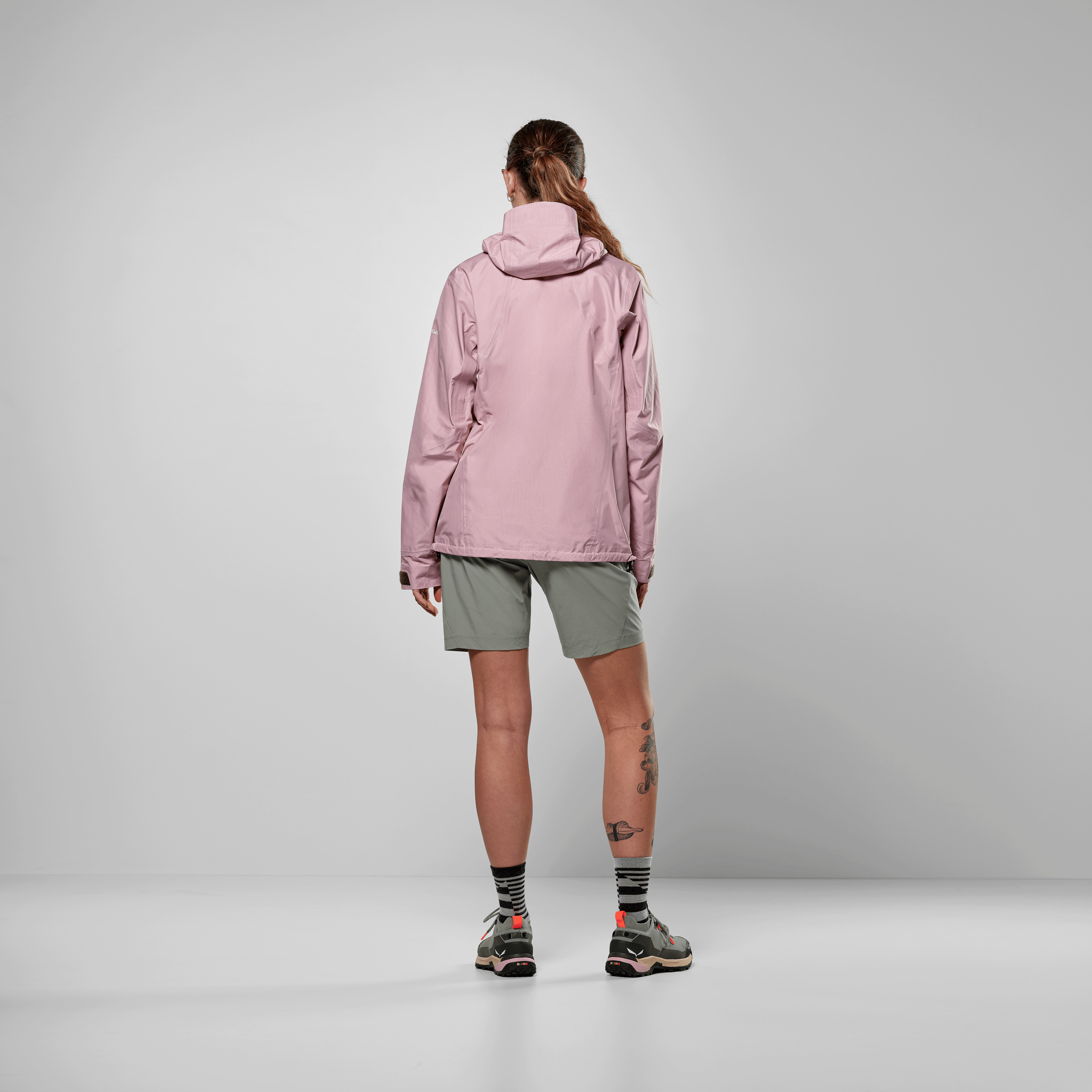 Puez Powertex Hybrid Jacke Damen on_body image