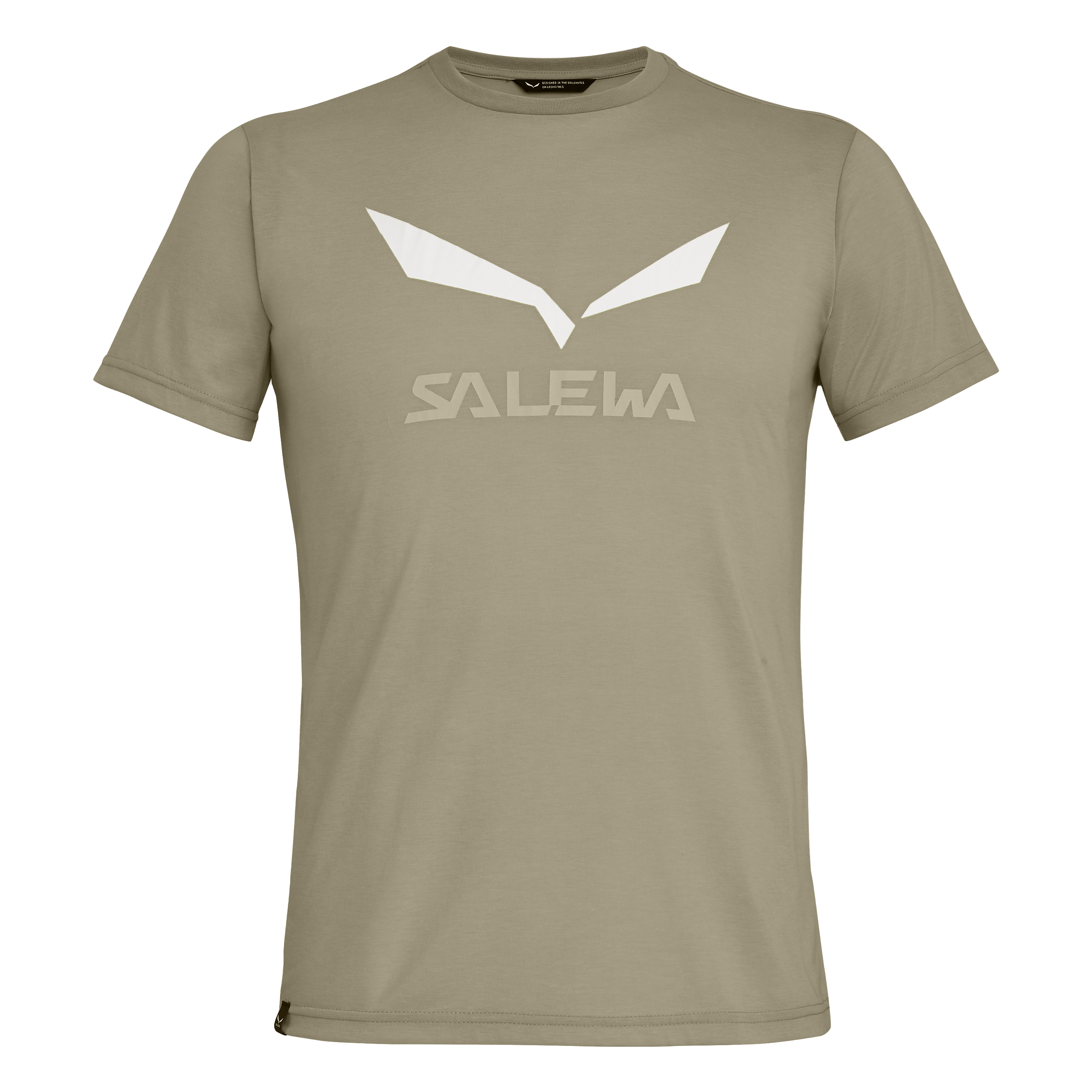 T-shirt Homme SALEWA Dryton Pure Mountain – Gris, Taille L, Logo Unicolore (occasion)