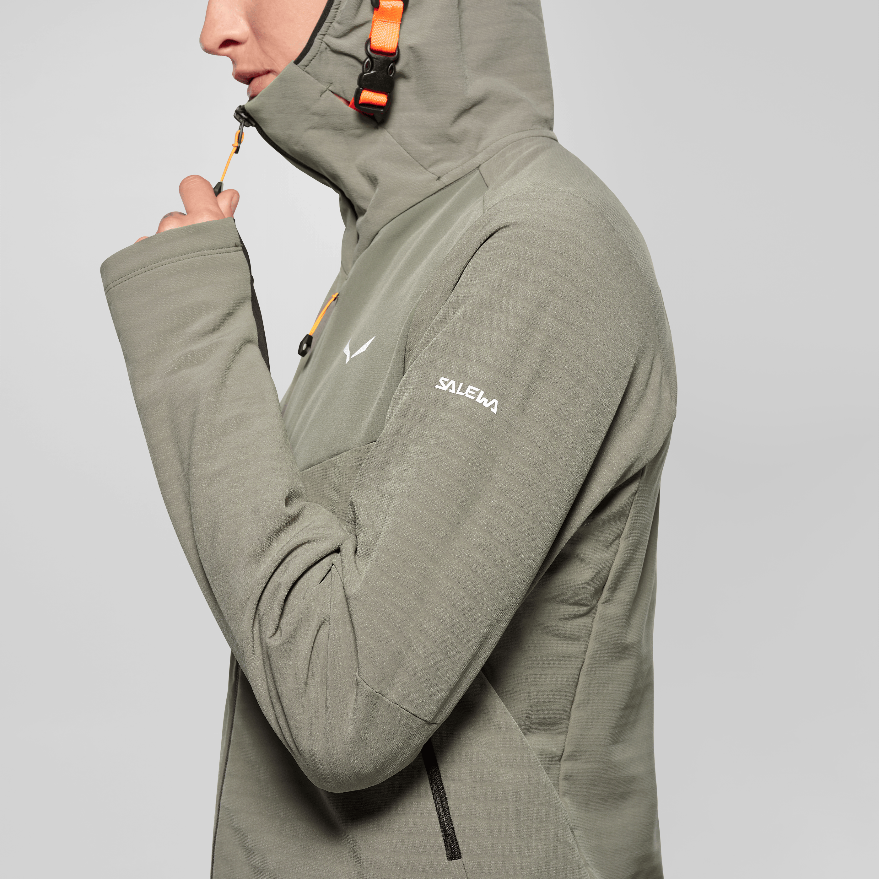 Ortles Fleece Pro Kapuzenjacke Damen tech_detail image
