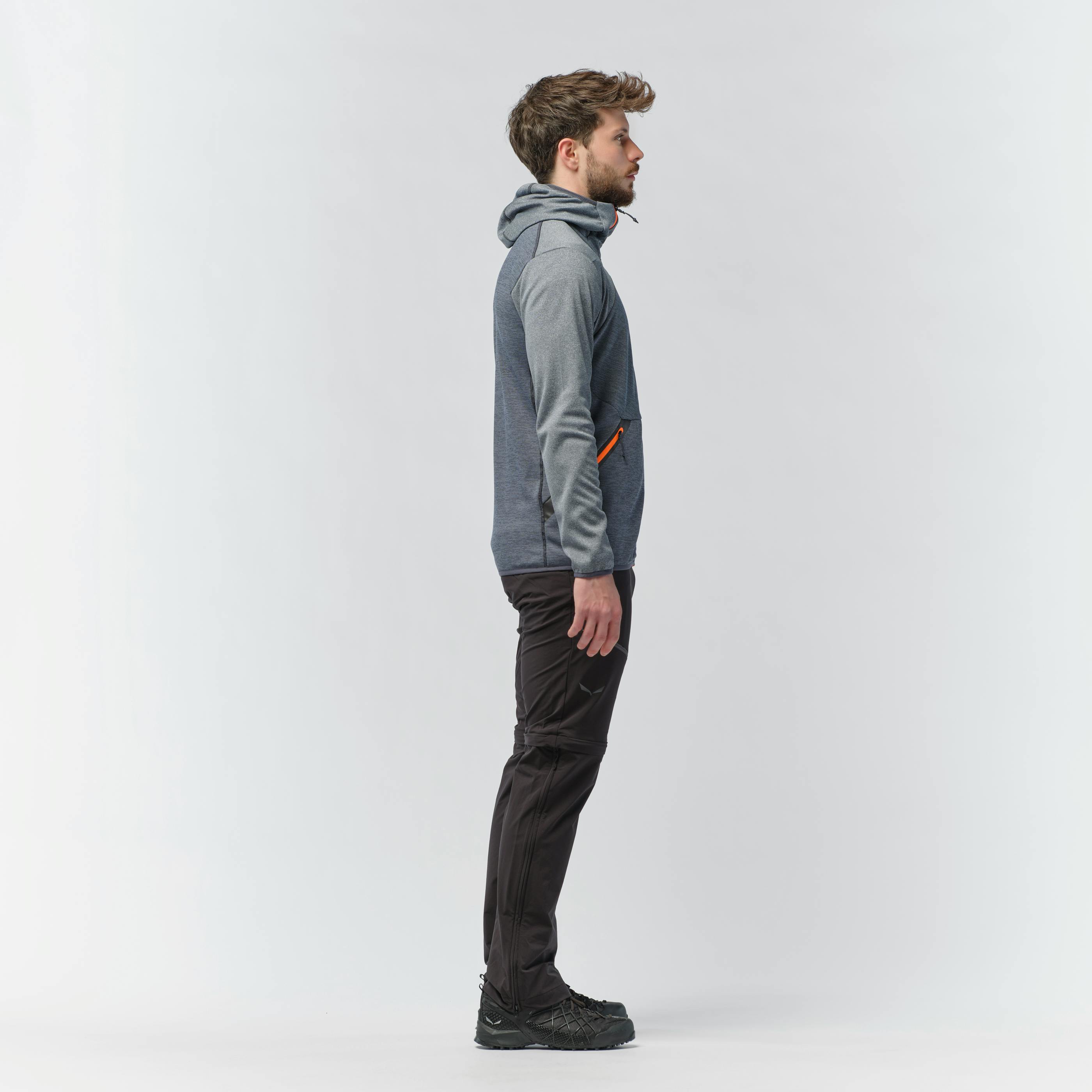 Puez Melange Polarlite Herren Kapuzenjacke on_body image