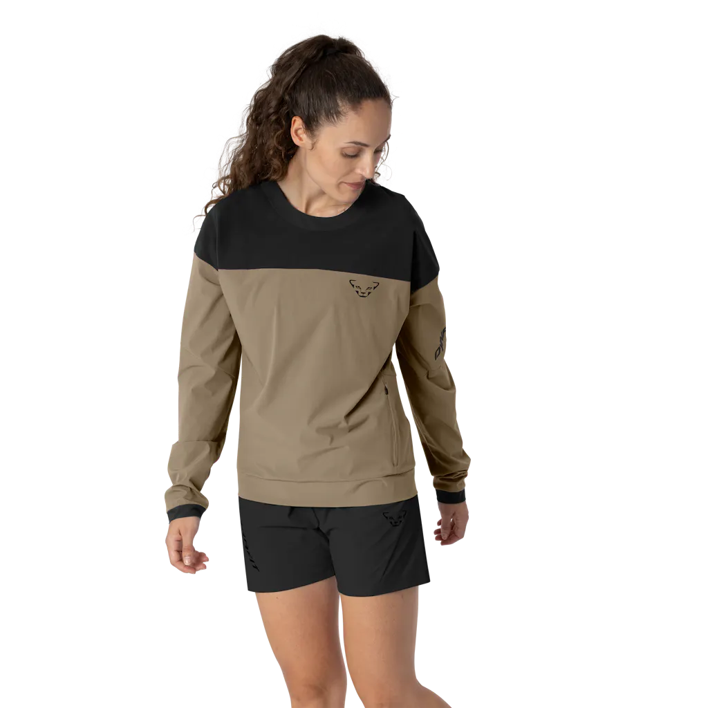 DYNAFIT - Traverse Dynastretch Pullover Damen - Grün (Gr.: 36)