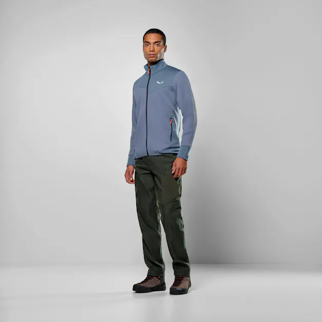 Puez Waffle Hybrid Polarlite Felpa Uomo on_body image
