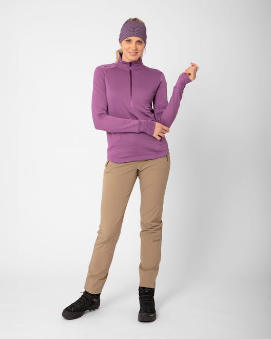 Nora Maglia Maniche Lunghe Con Zip action_shot image