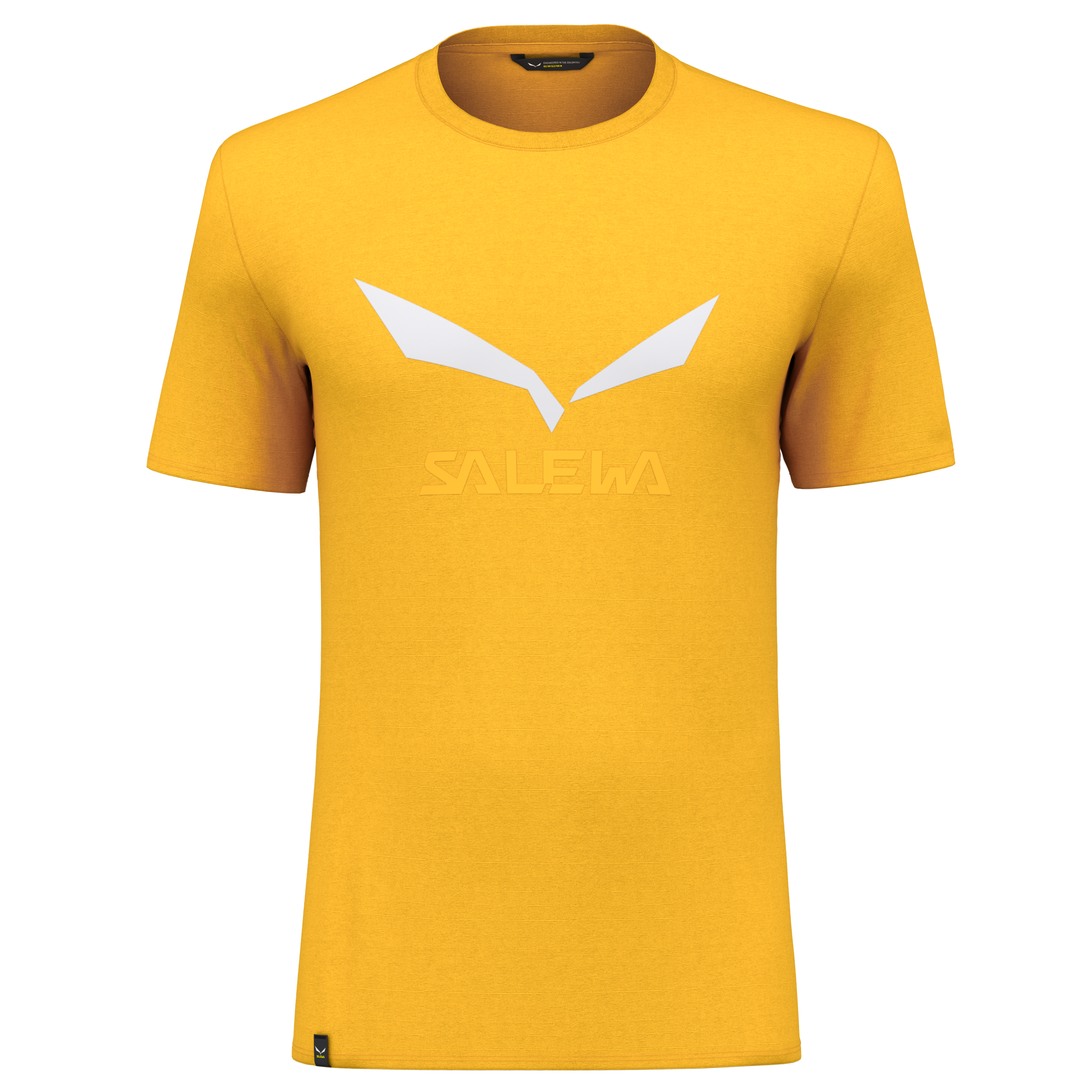 Salewa T-shirt de sport jaune-bleu p\u00e9trole style athl\u00e9tique Mode Hauts T-shirts de sport 