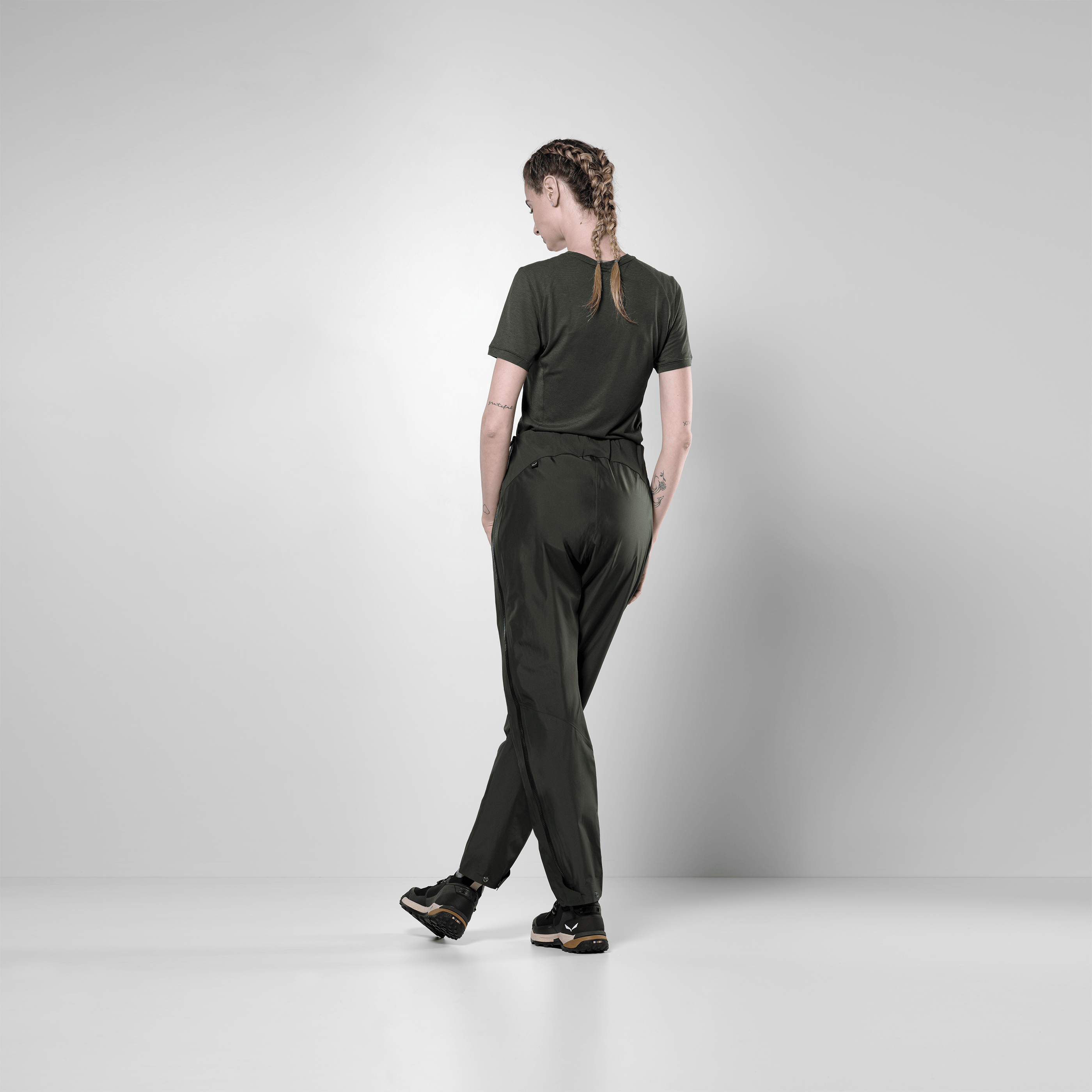 Puez Powertex Hybrid Pantalone Donna on_body image