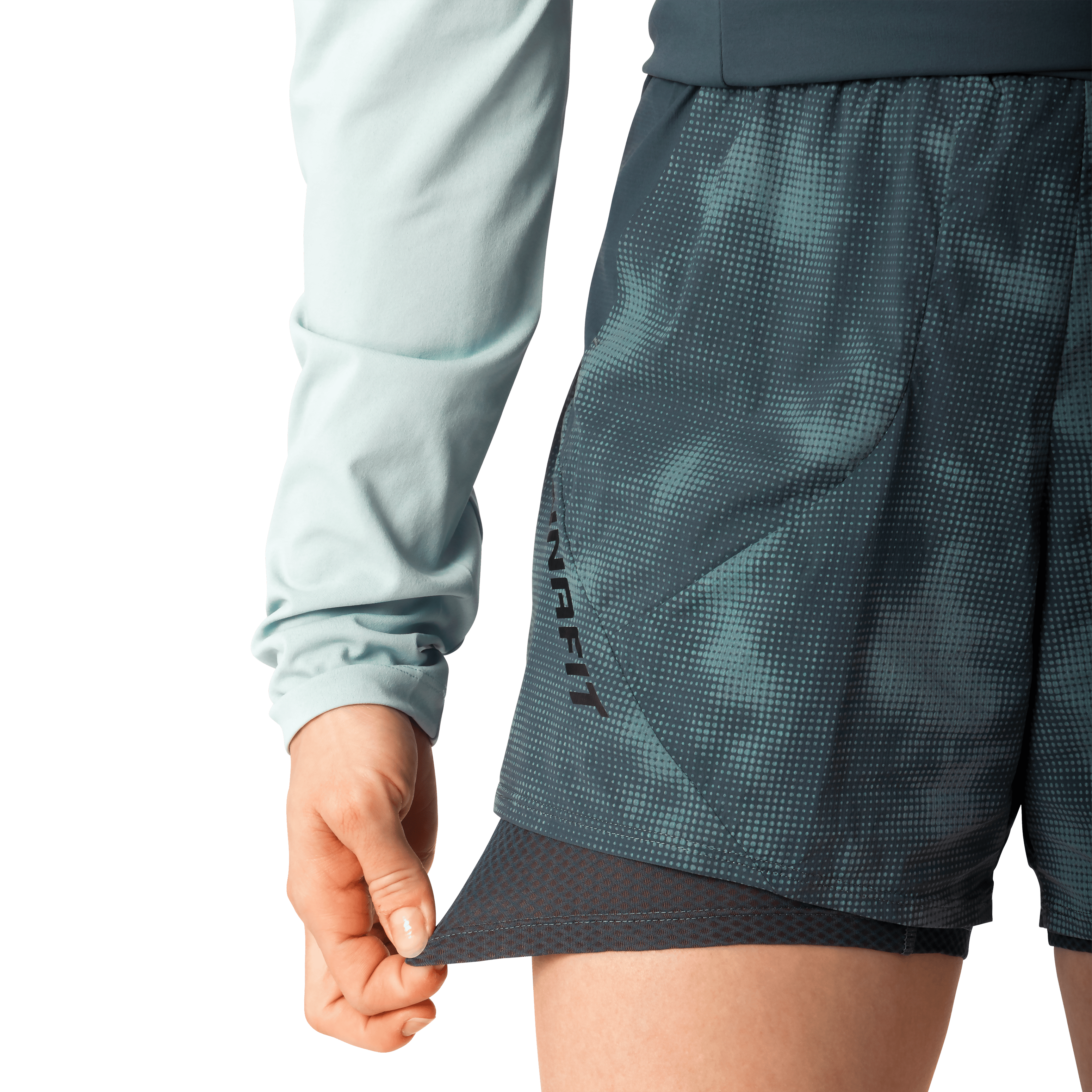Shorts 2in1 Trail Reflectiv donna tech_detail image