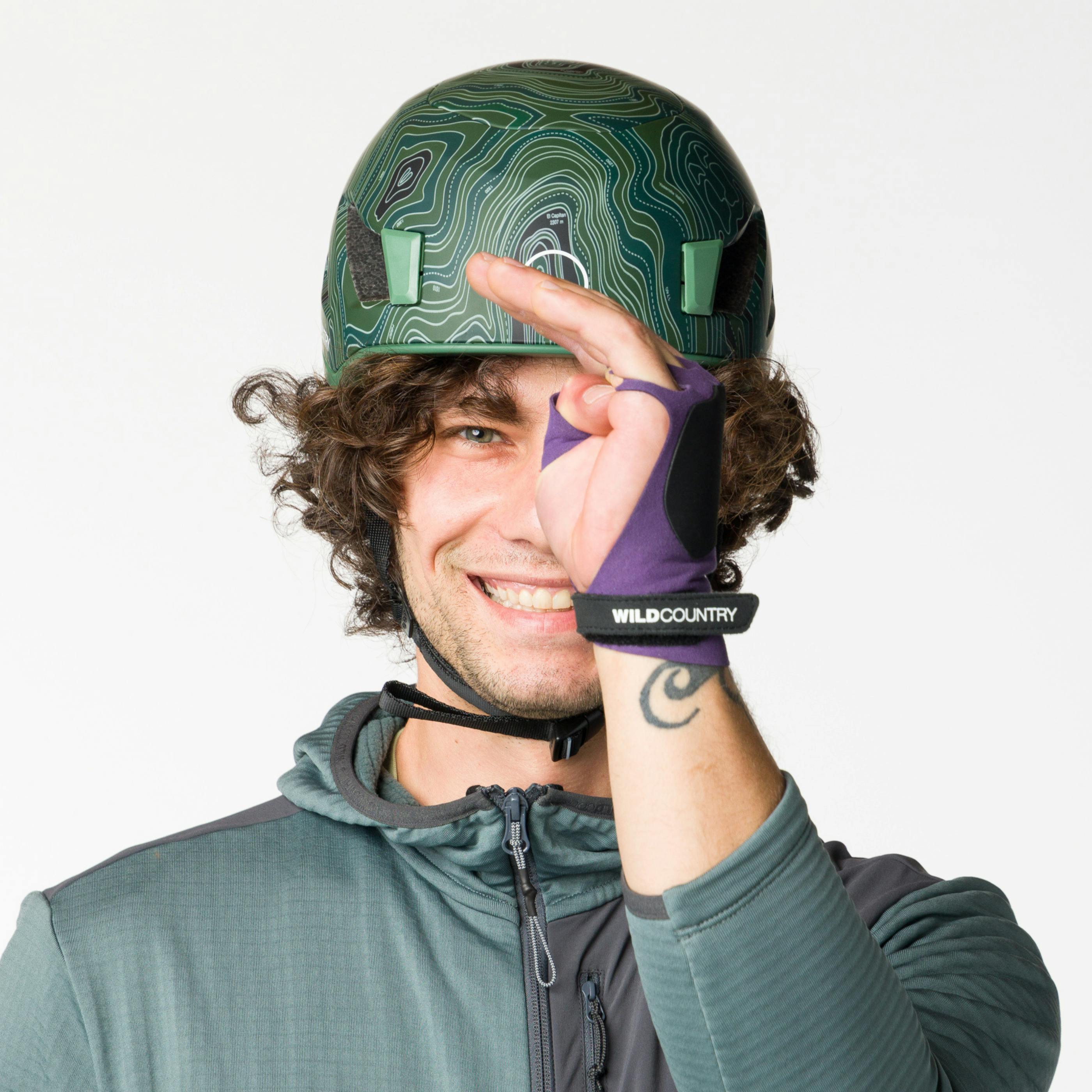 Crack Gloves - Kletter-Gummihandschuhe on_body image