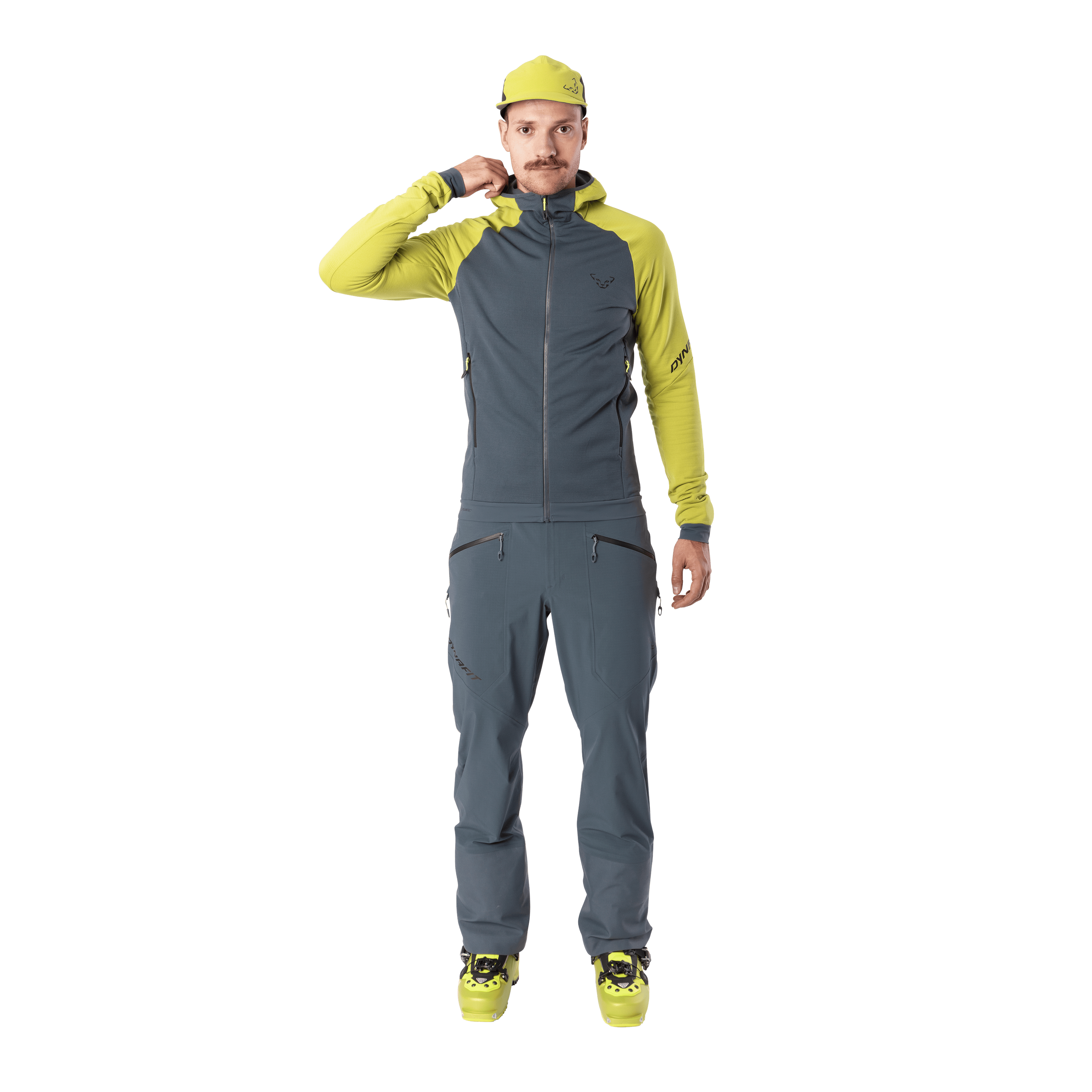 Giacca con cappuccio Radical Polartec® uomo on_body image