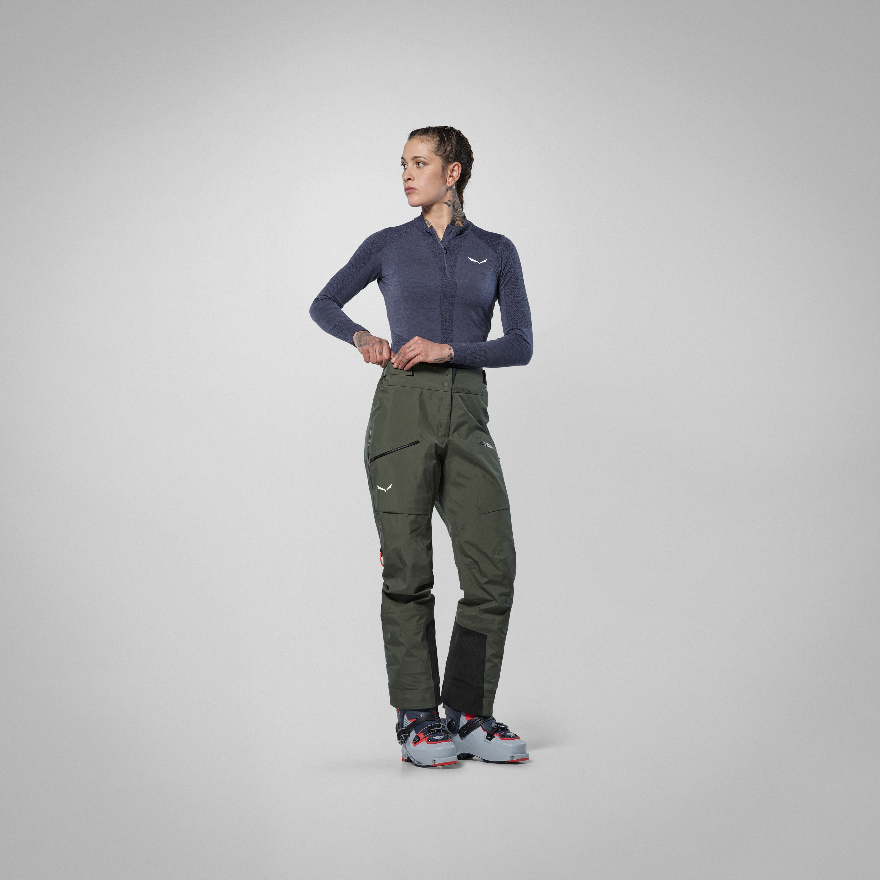 Zebru Responsive Half Zip T-Shirt Women | Salewa® International