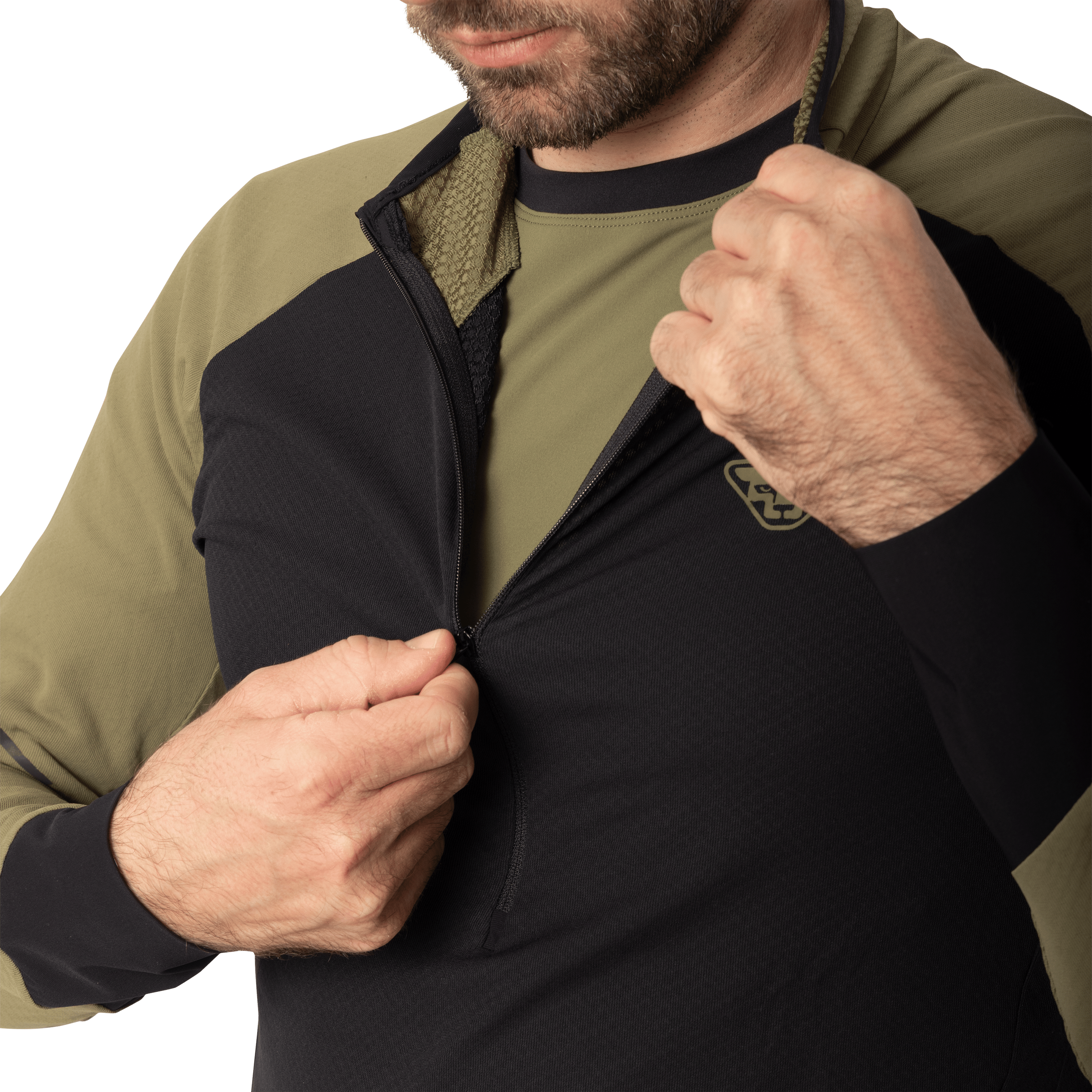 Alpine Longsleeve 1/2 Zip Tee Men tech_detail image