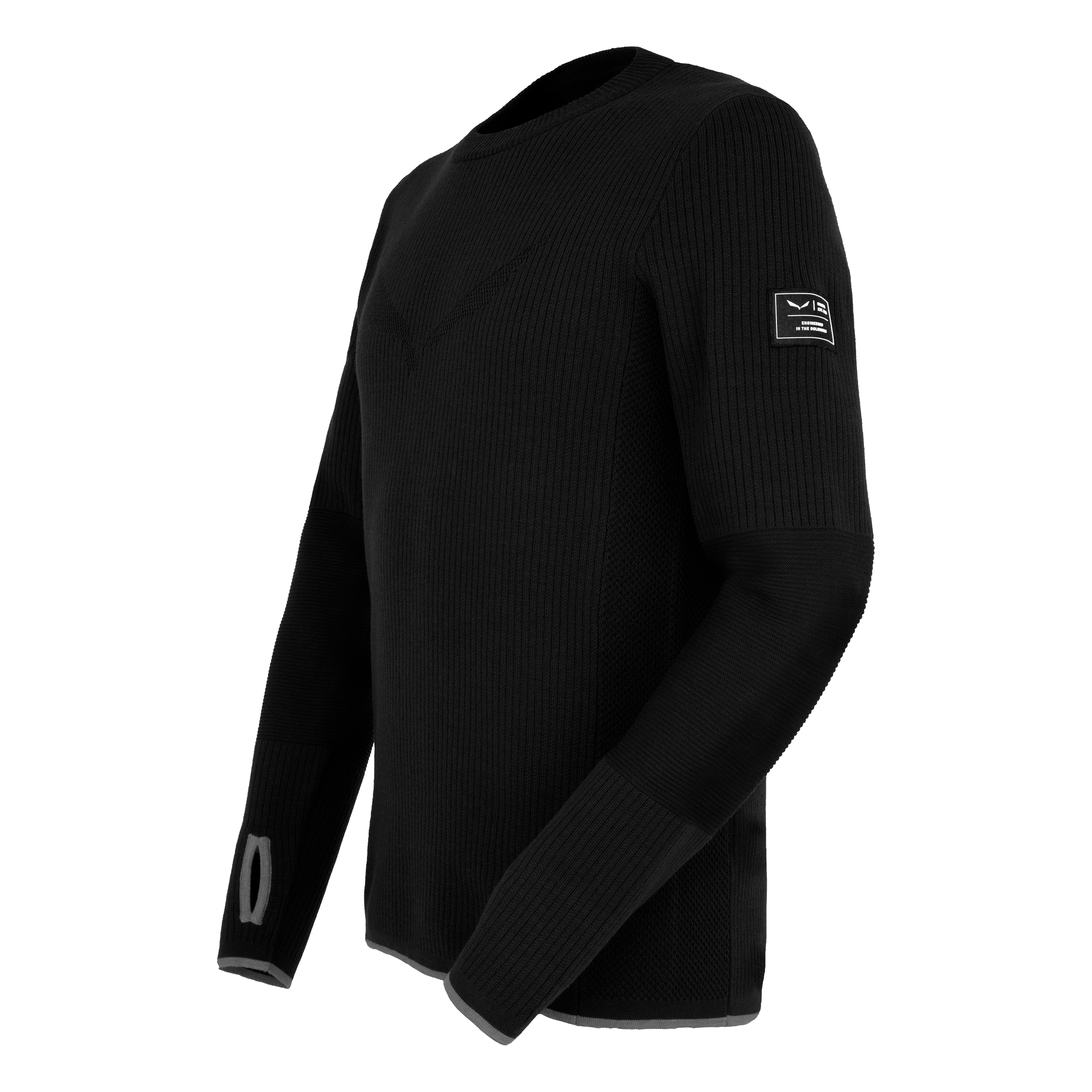 Fanes Engineered Merino Logo Pullover Herren perspective_view image