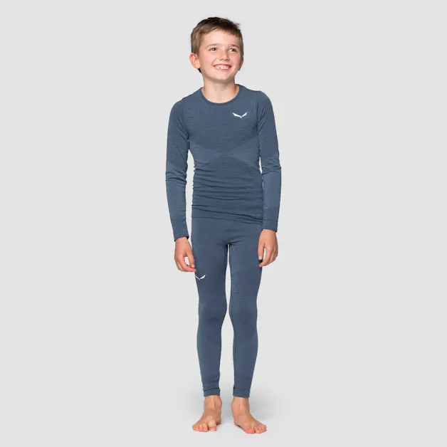 Zebru Medium Warm Alpine Merino Responsive Maglia Maniche Lunghe Bambino on_body image
