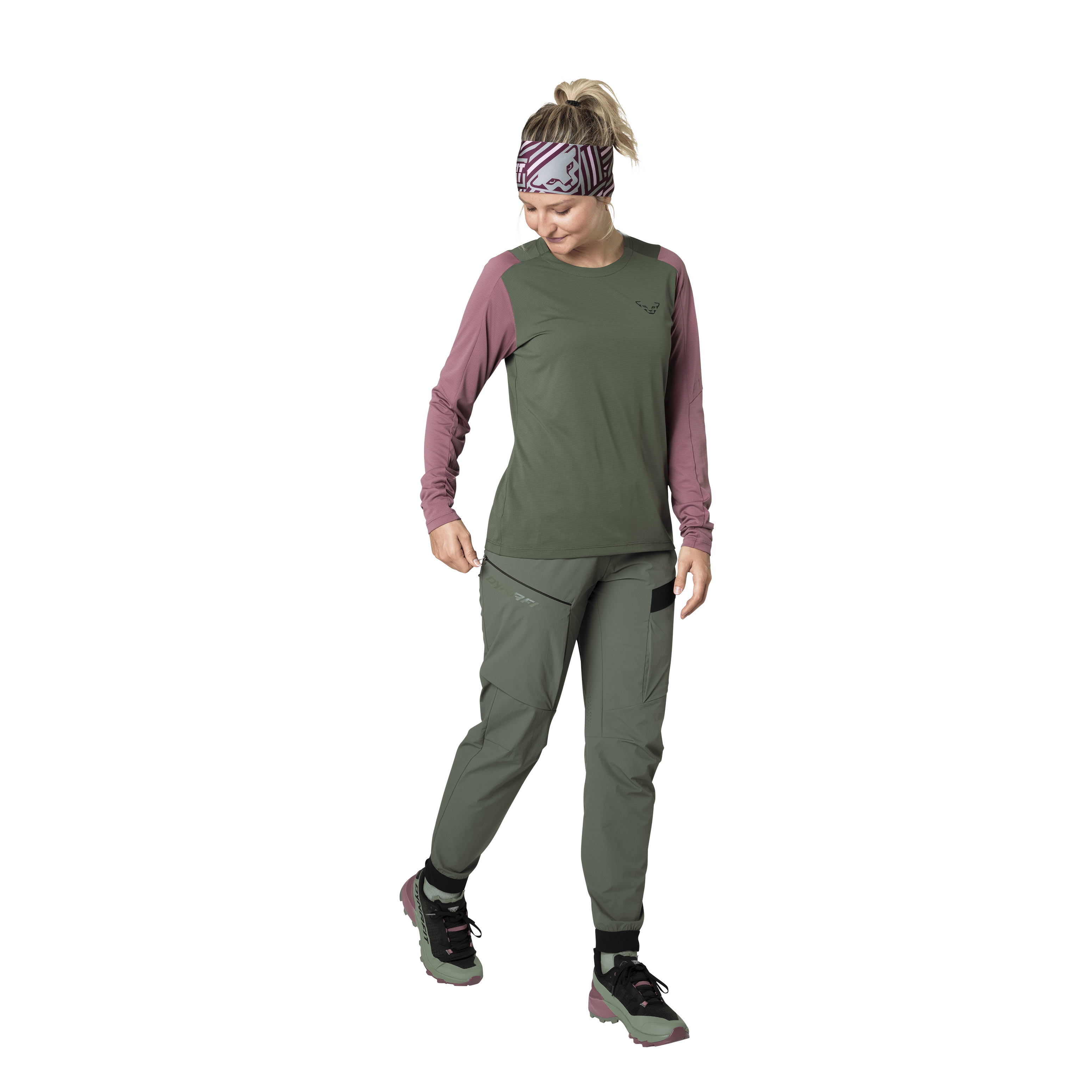 Pantaloni Cargo Transalper da donna on_body image