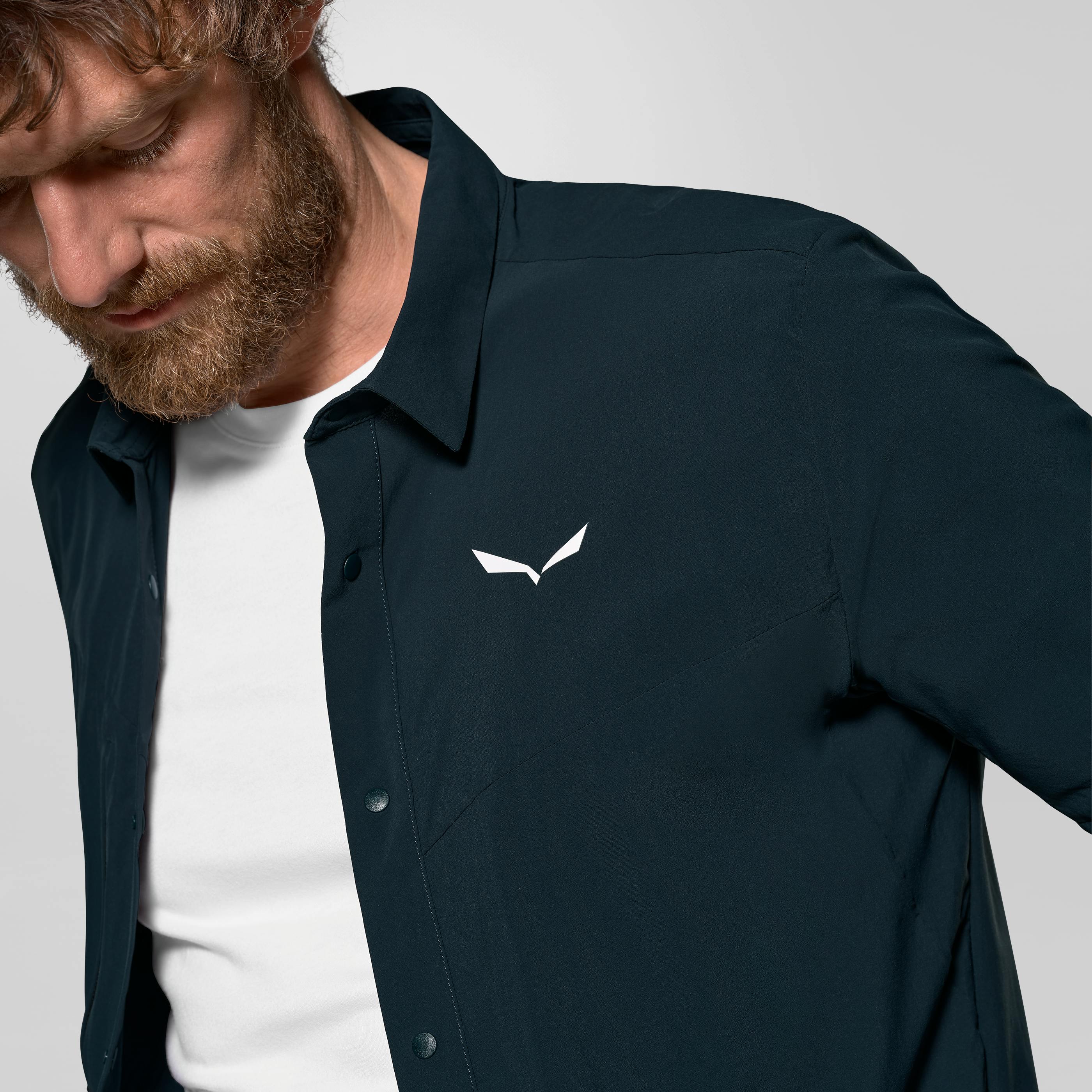 Puez Camicia Maniche Corte Uomo tech_detail image