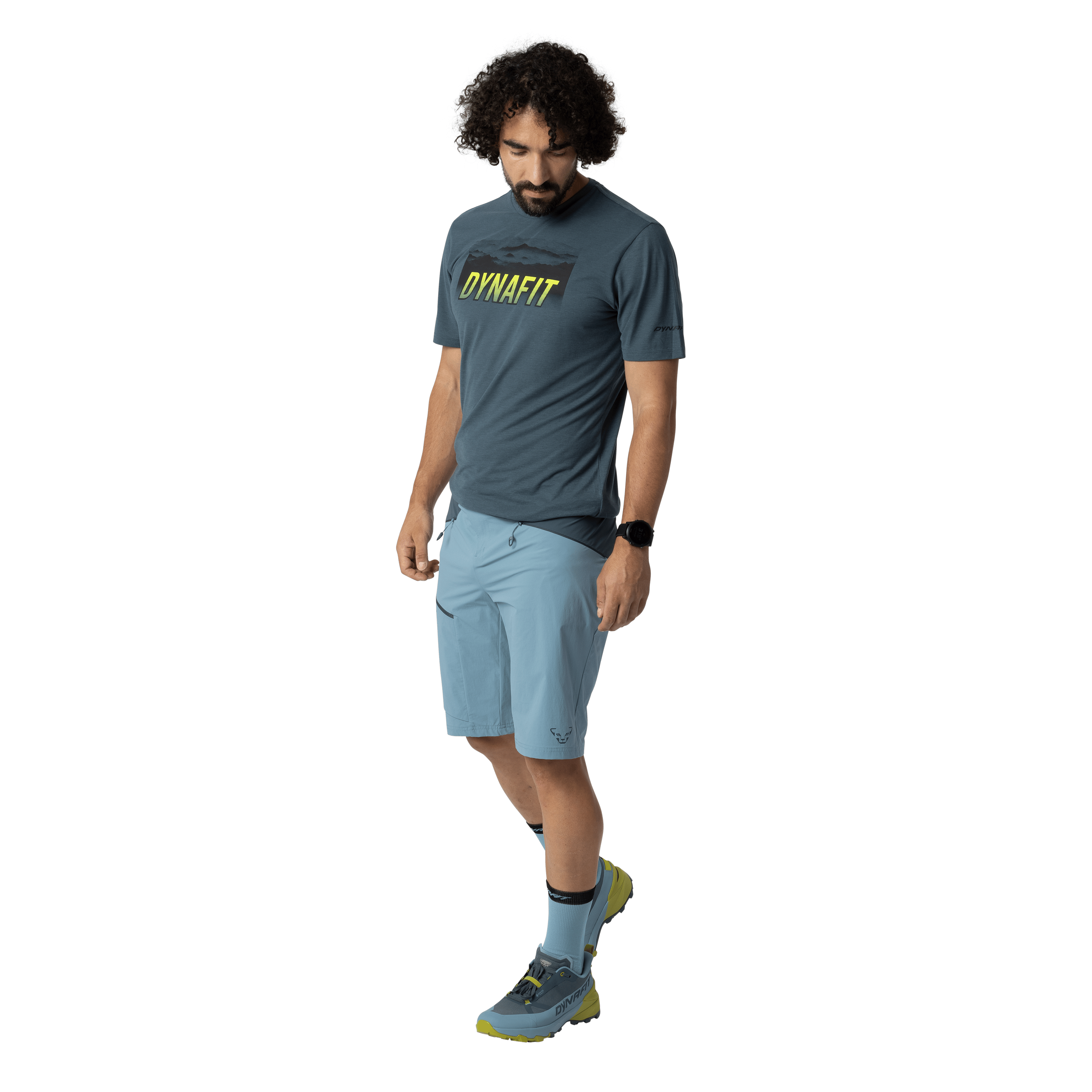 Short Transalper Dynastretch hommes  on_body image