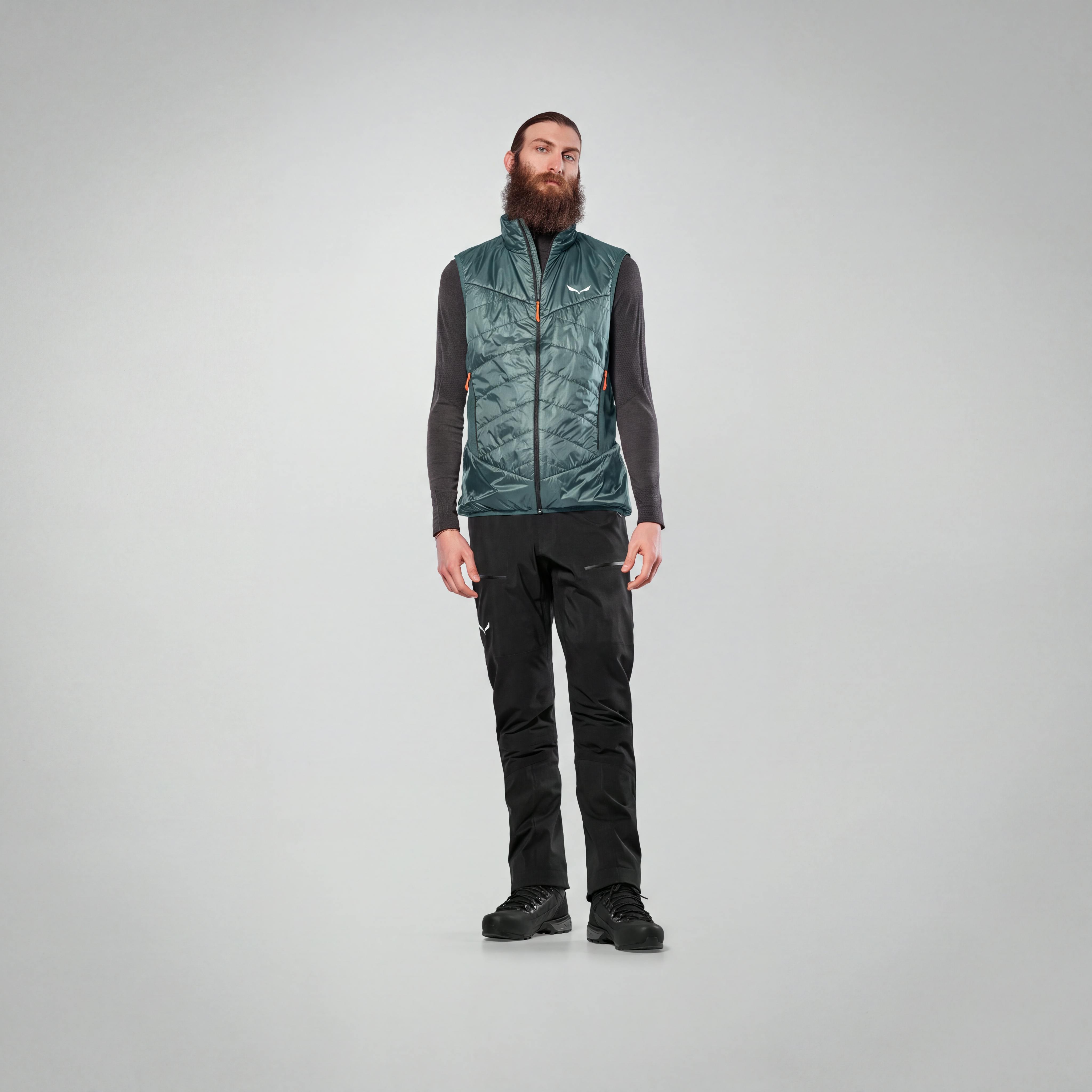 Ortles Hybride TirolWool® Responsive Gilet Homme on_body image