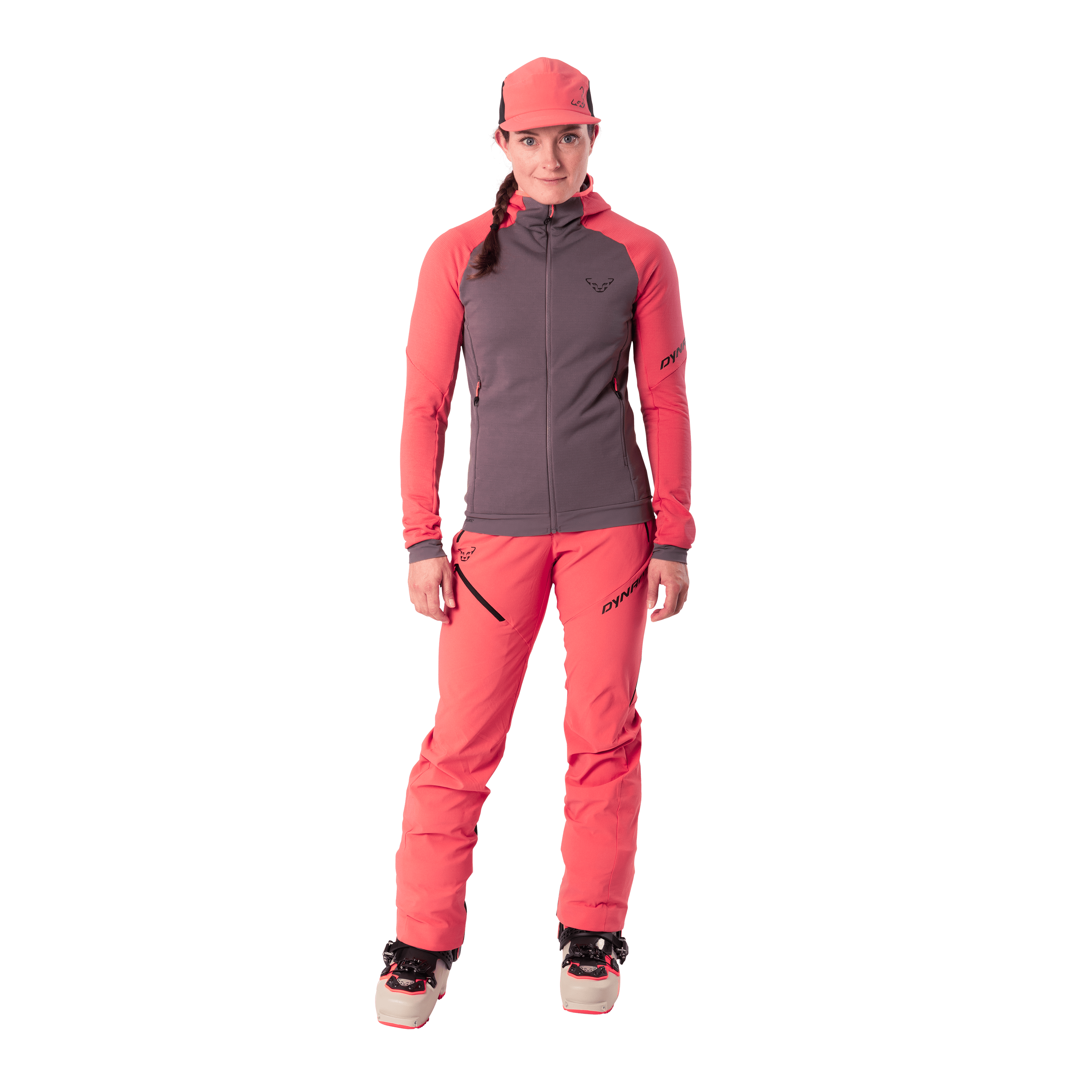 Giacca con cappuccio Radical Polartec® donna on_body image