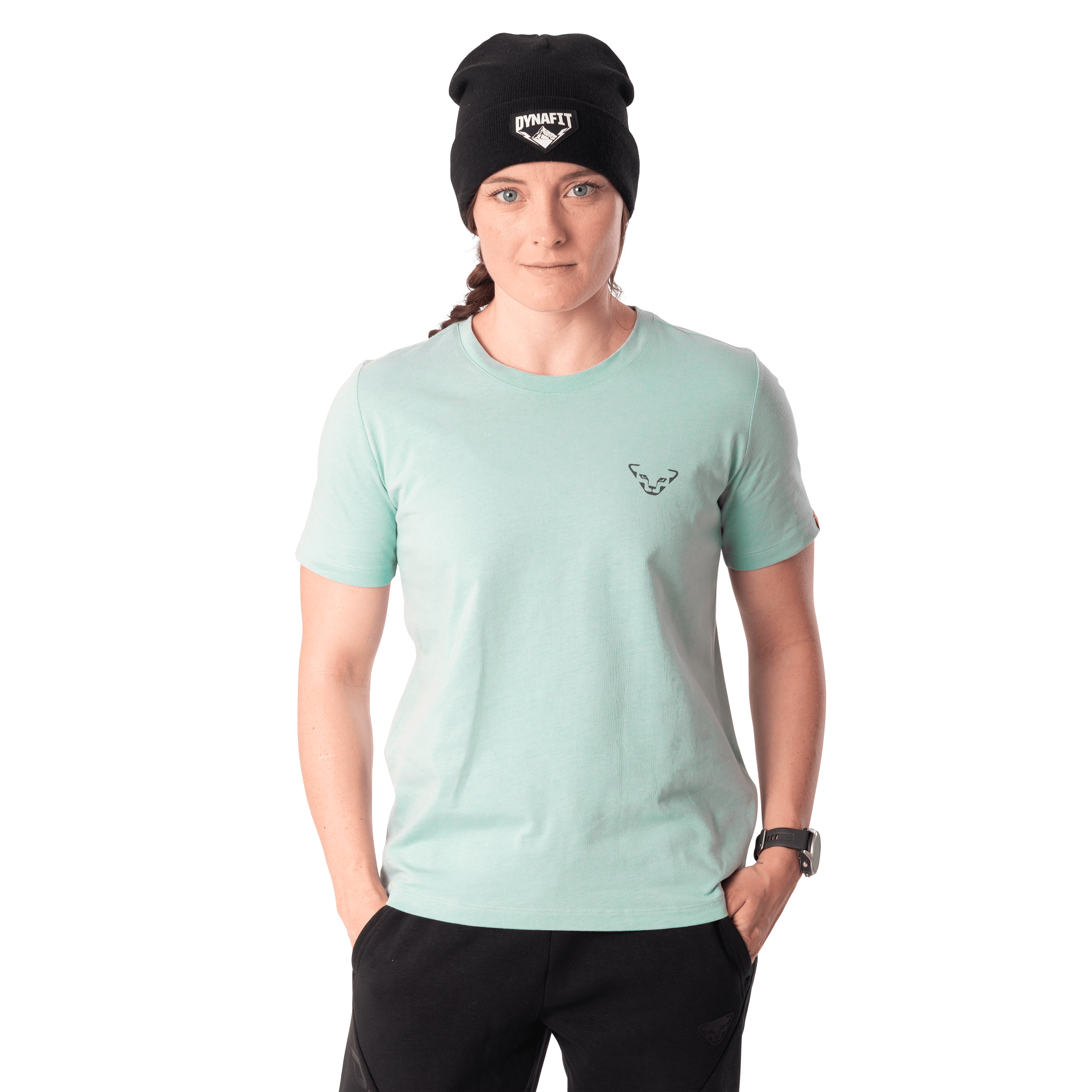 T-shirt in cotone con grafica sul retro donna hover image