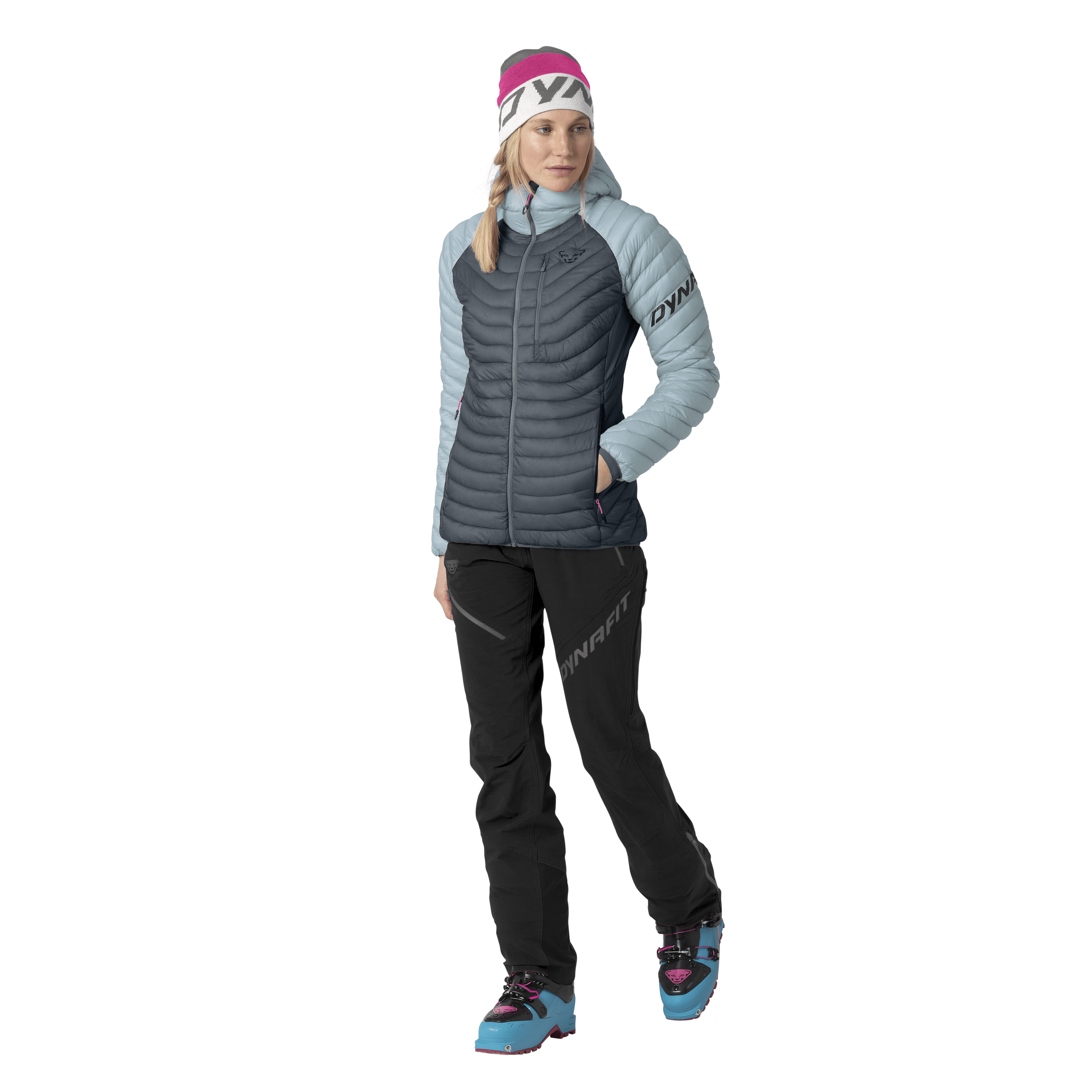 Veste à capuche Radical Down RDS femmes on_body image