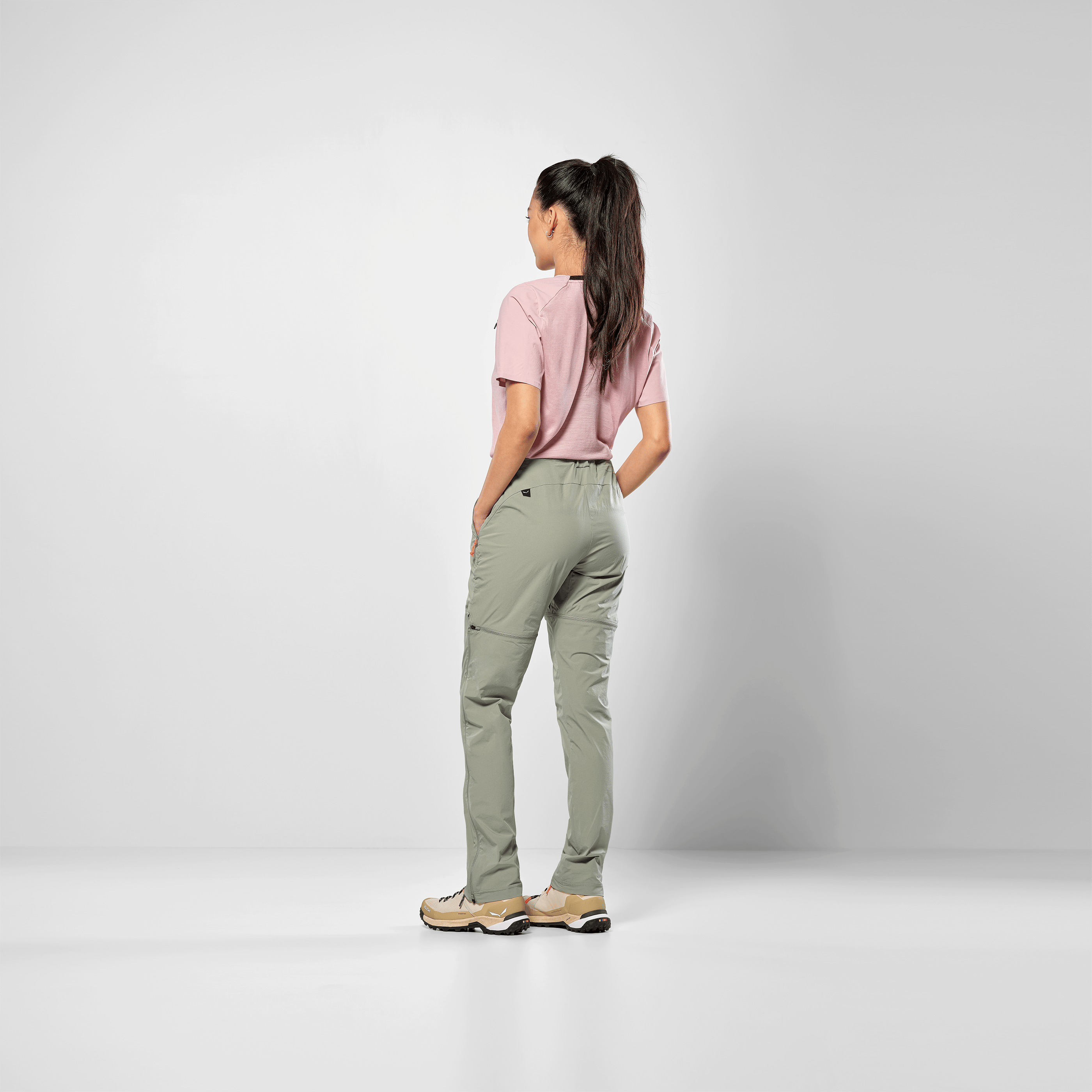 Puez Talveno Durastretch Pantalon 2 en 1 Femme on_body image