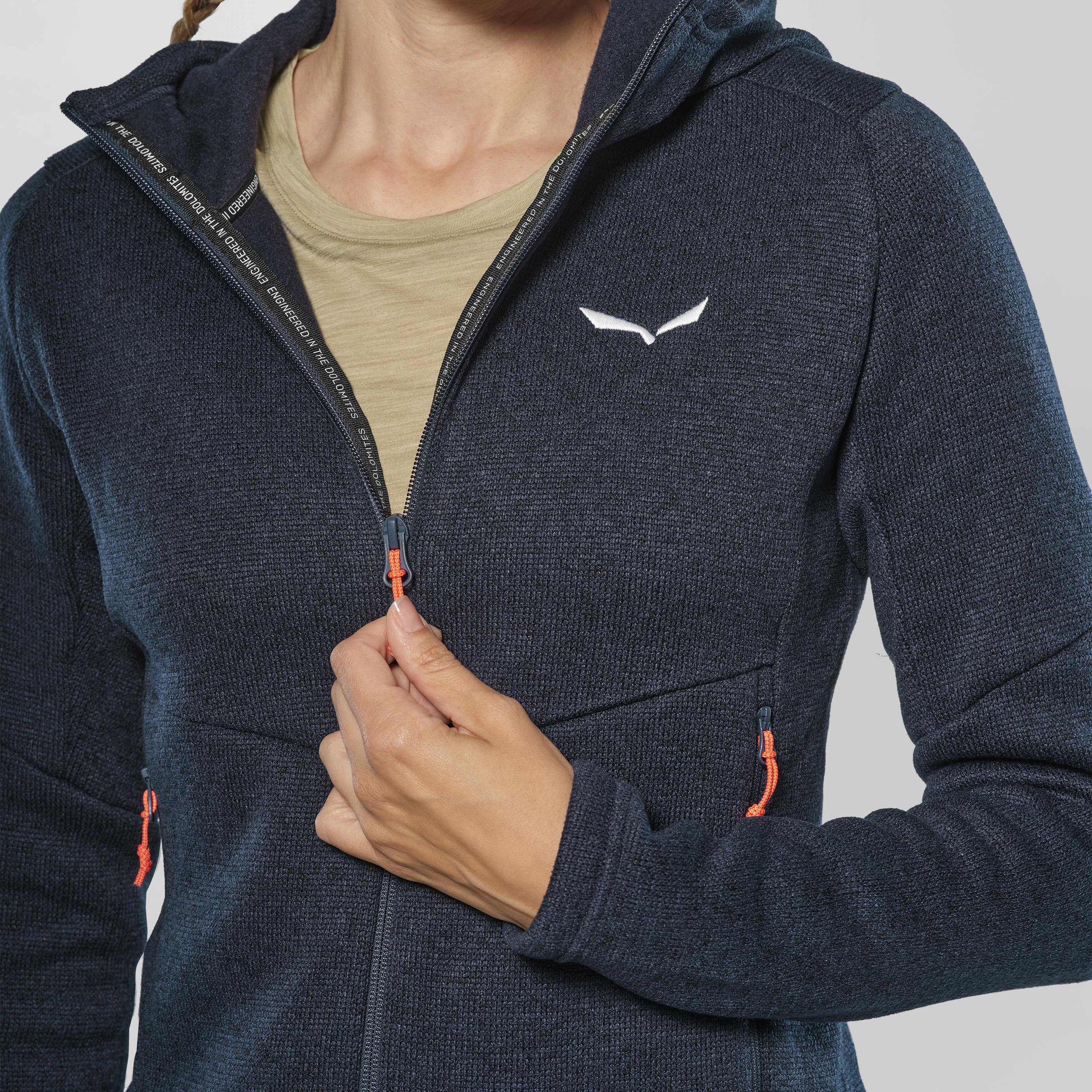 Puez Rocca Kapuzenjacke Damen tech_detail image