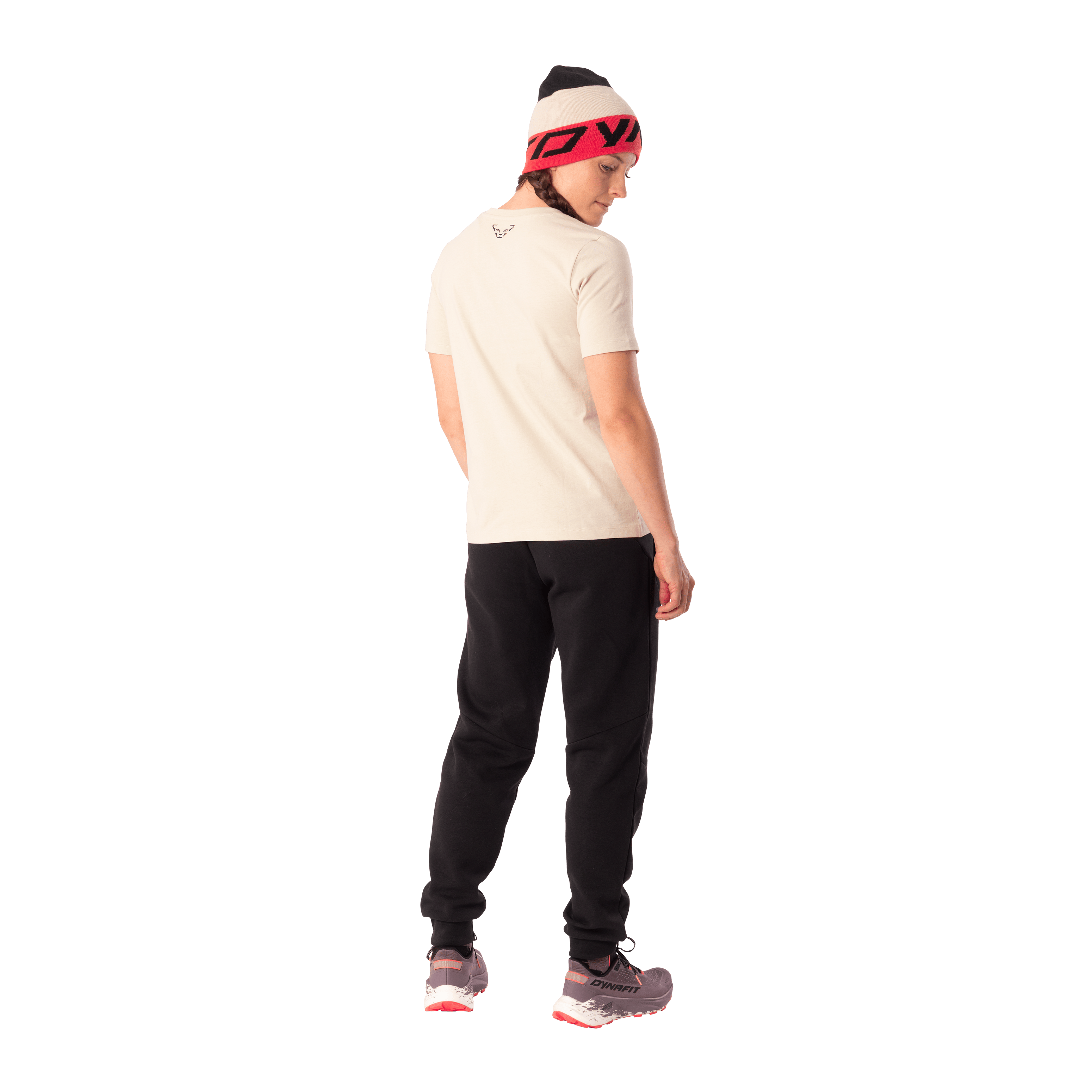 T-shirt grafica in cotone donna perspective_view image