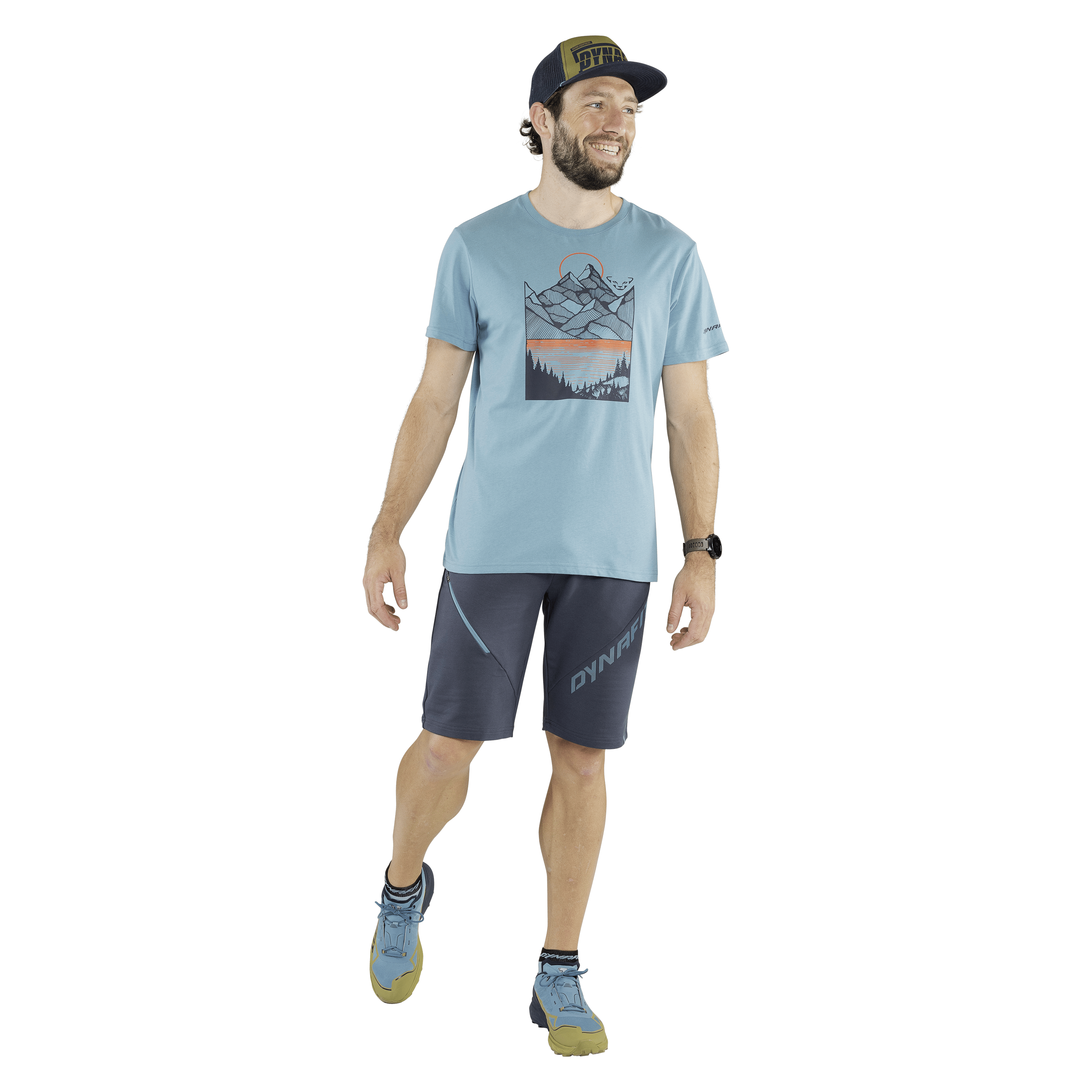 Graphic Trucker Cap on_body image