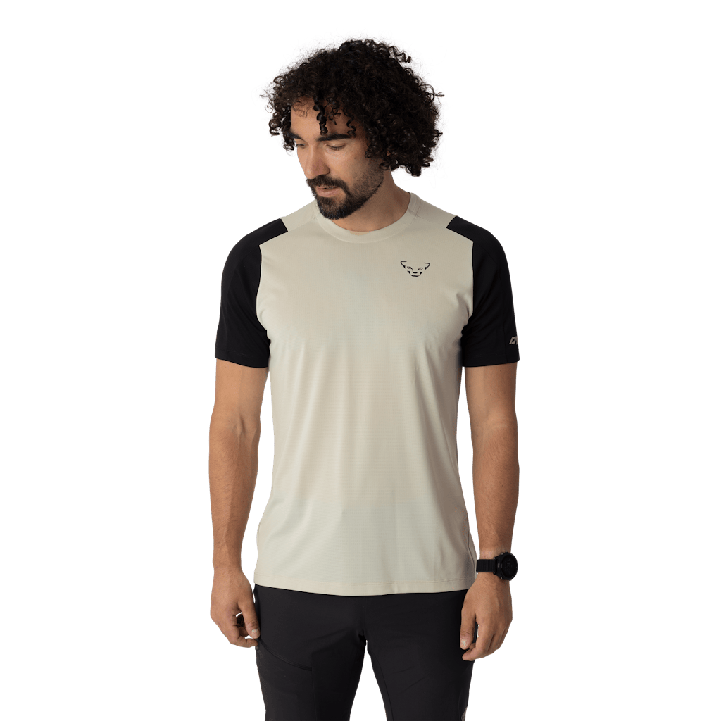 Dynafit - Maglia A Maniche Corte Transalper Da Uomo - Beige (Taglia: S)