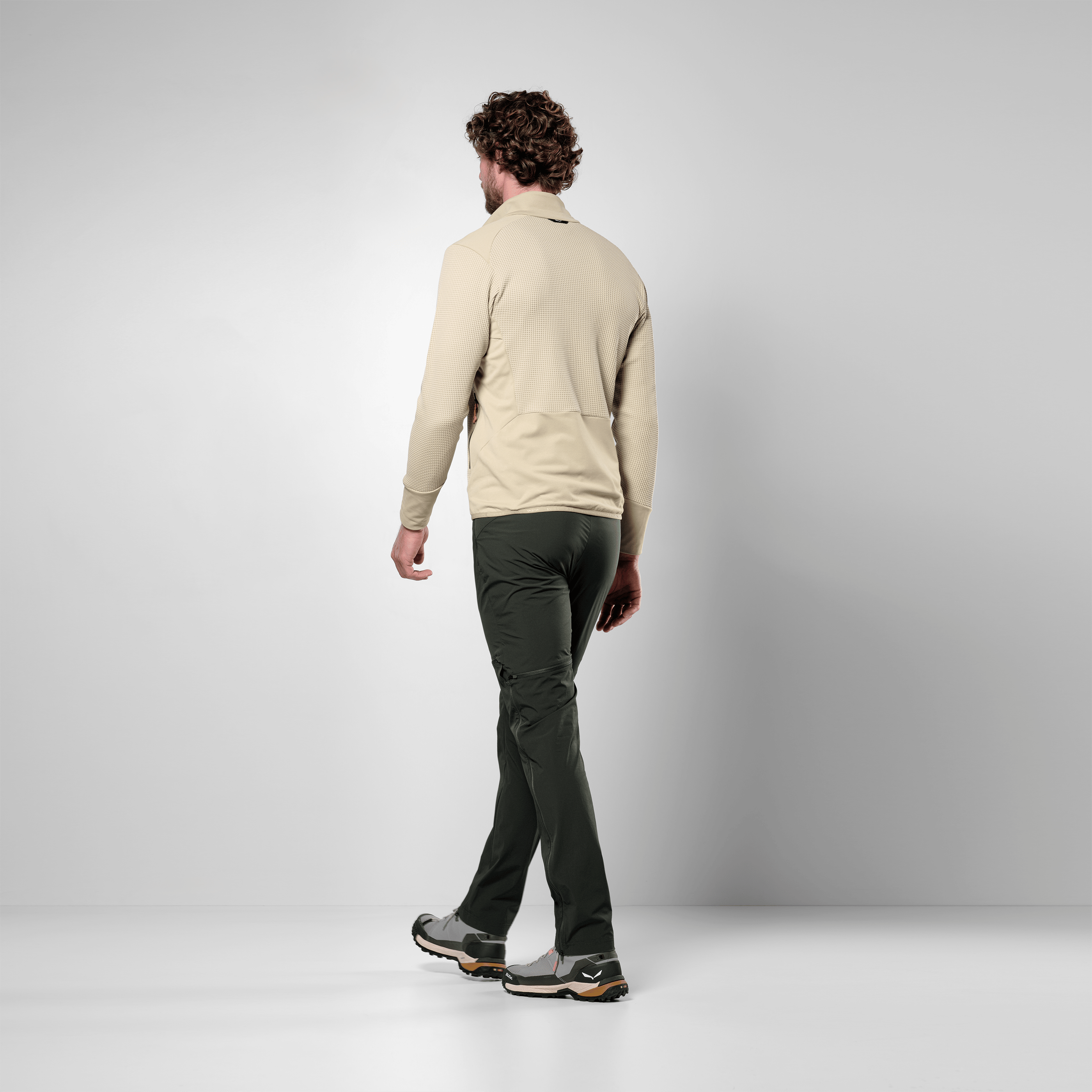 Puez Waffle Hybrid Polarlite Sudadera Hombre on_body image