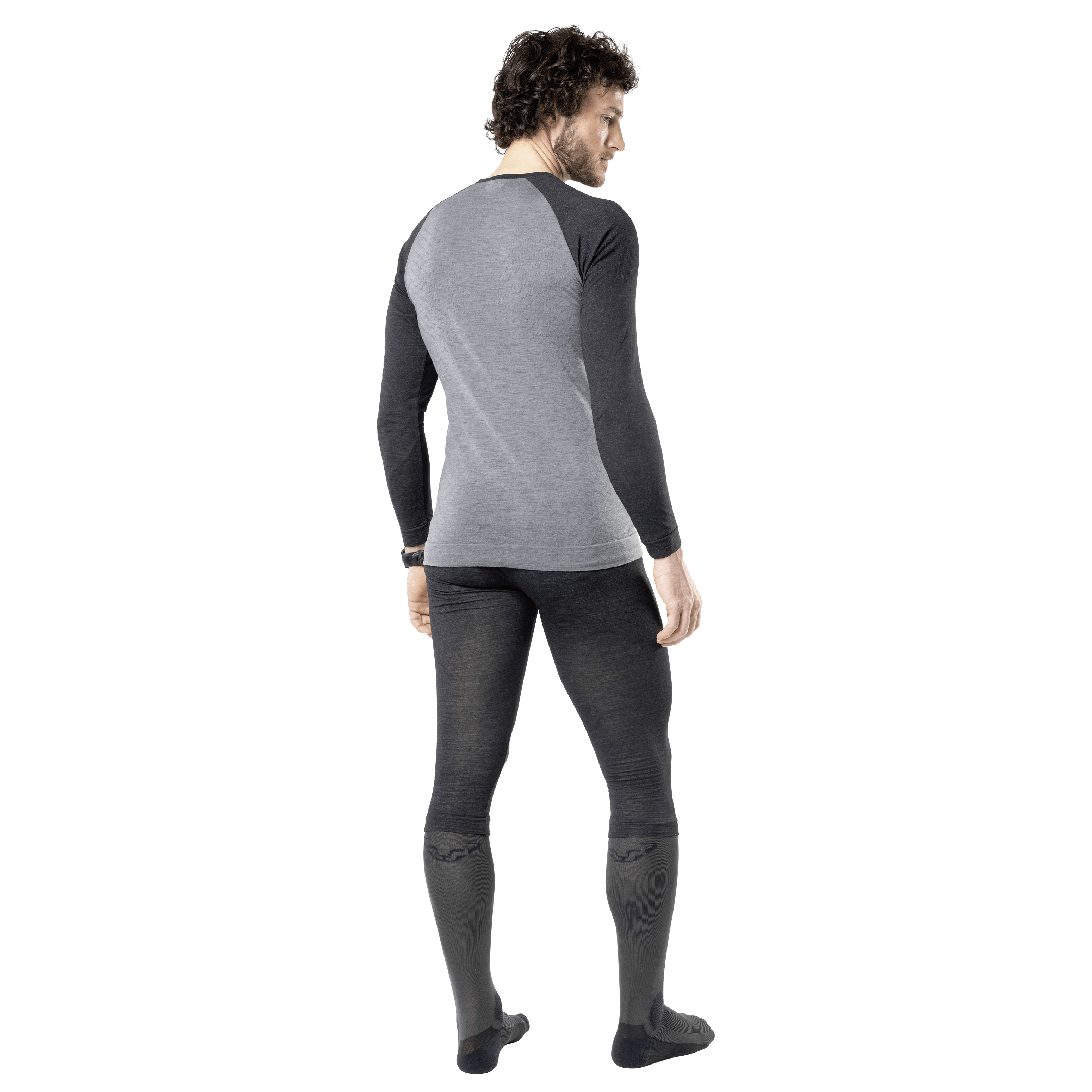 Collant Tour Light Merino 3/4 hommes on_body image