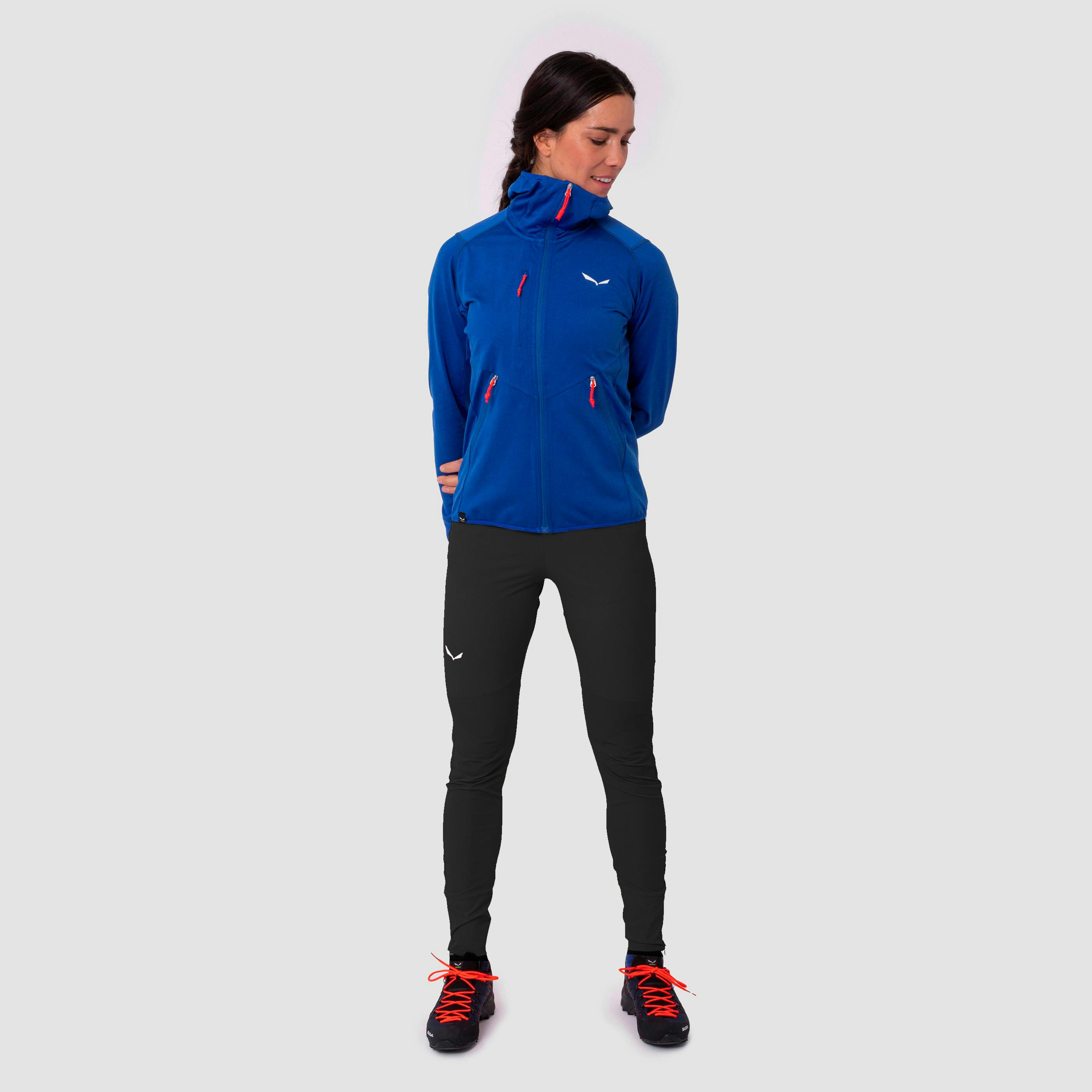 Agner Hybrid Polarlite Durastretch Felpa con Cappuccio Donna on_body image
