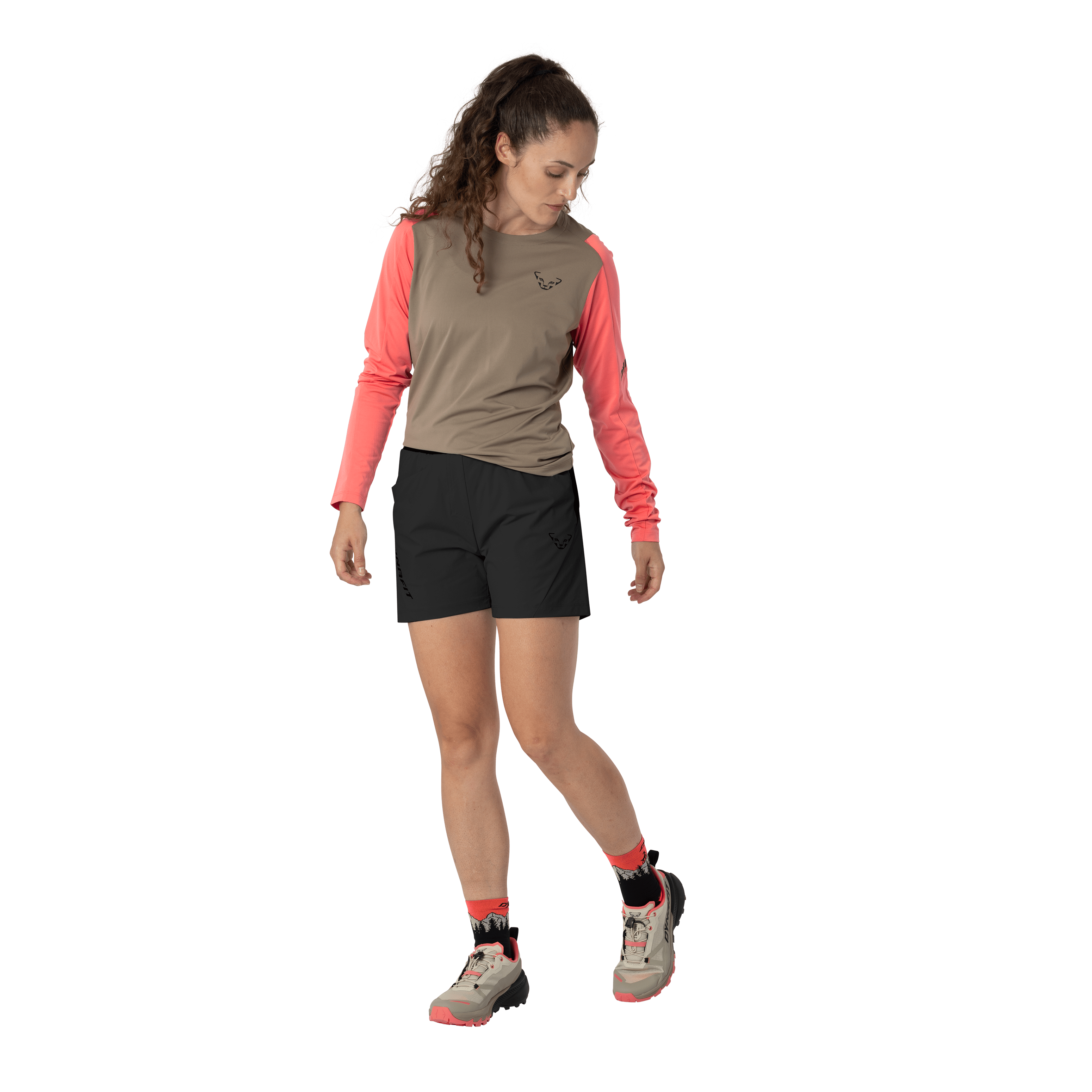 Shorts Traverse Hybrid donna on_body image