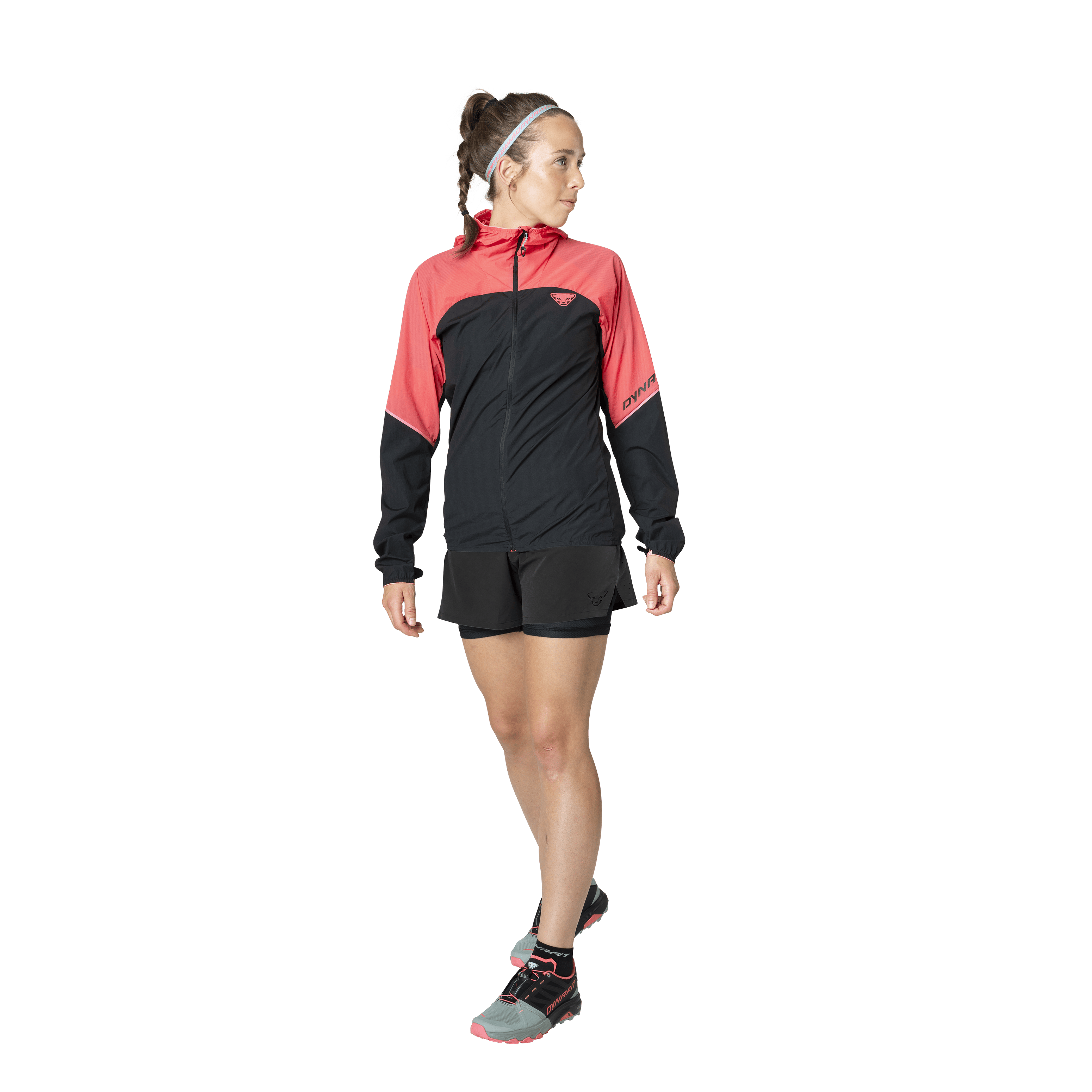 Alpine Wind Jacke Damen on_body image