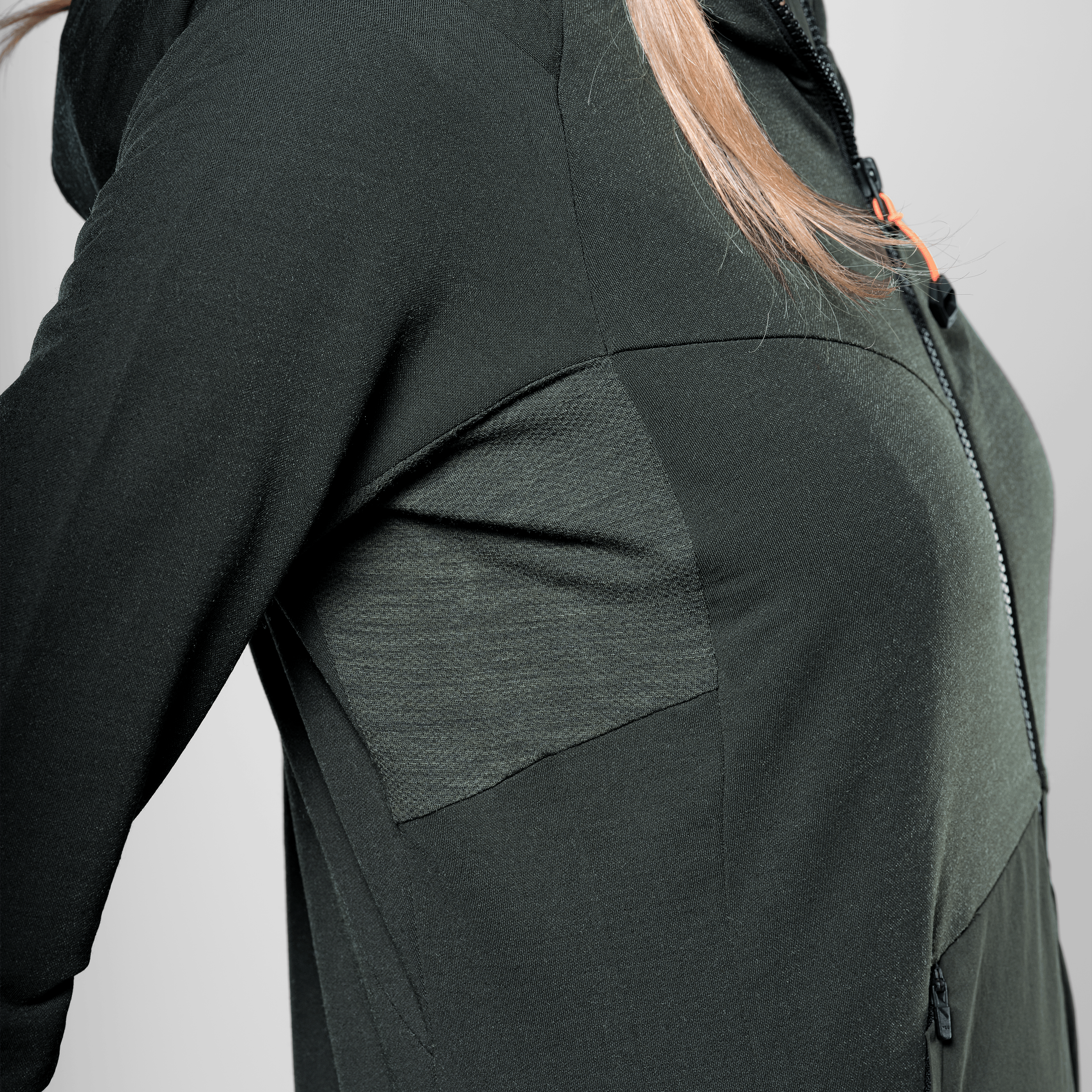 Puez Merino Durastretch Felpa con Cerniera Donna tech_detail image