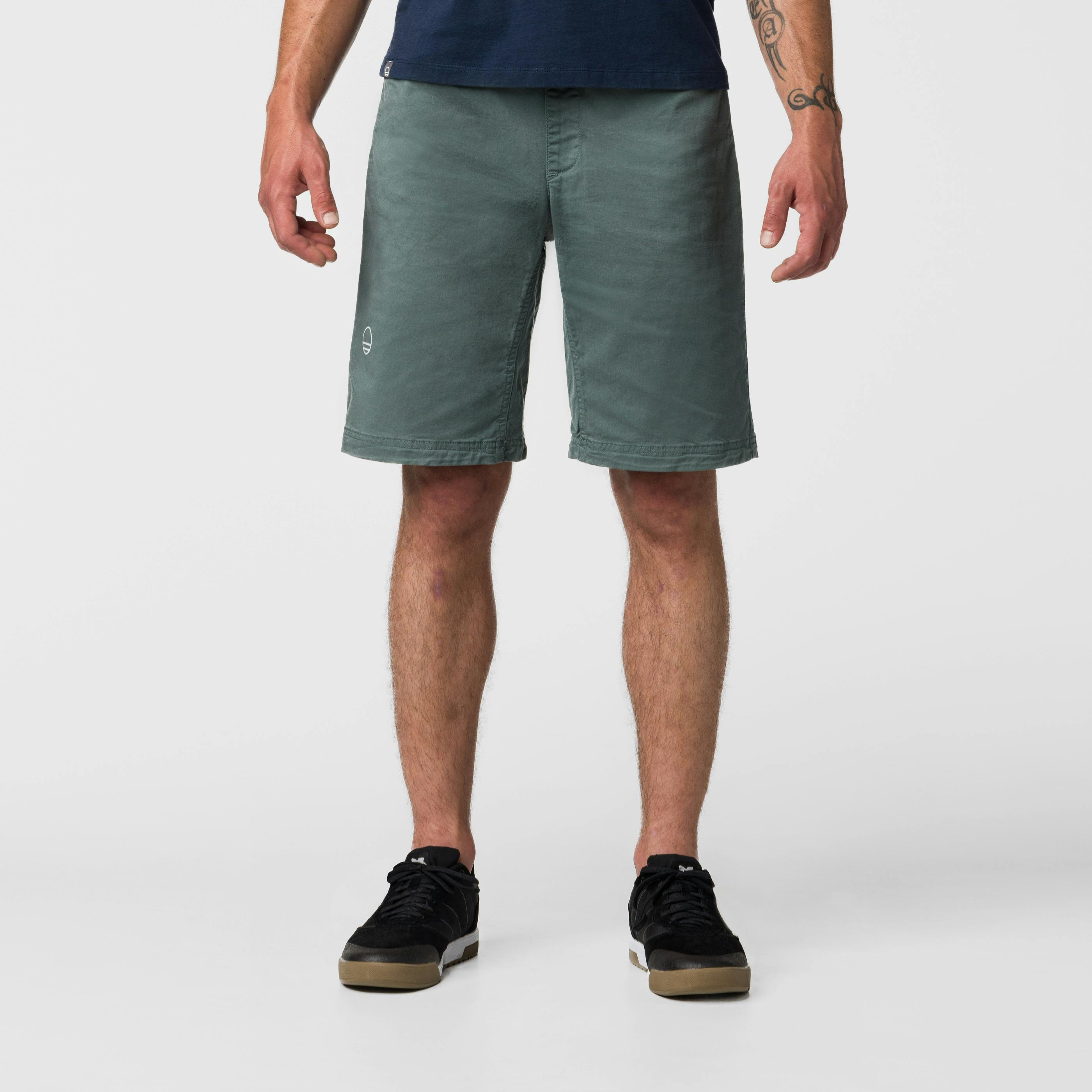 Noroze Pantaloncini Estivi Uomo In Cotone – Nero, Taglia W32, Con Elastico E Cordoncino, Tasche Laterali
