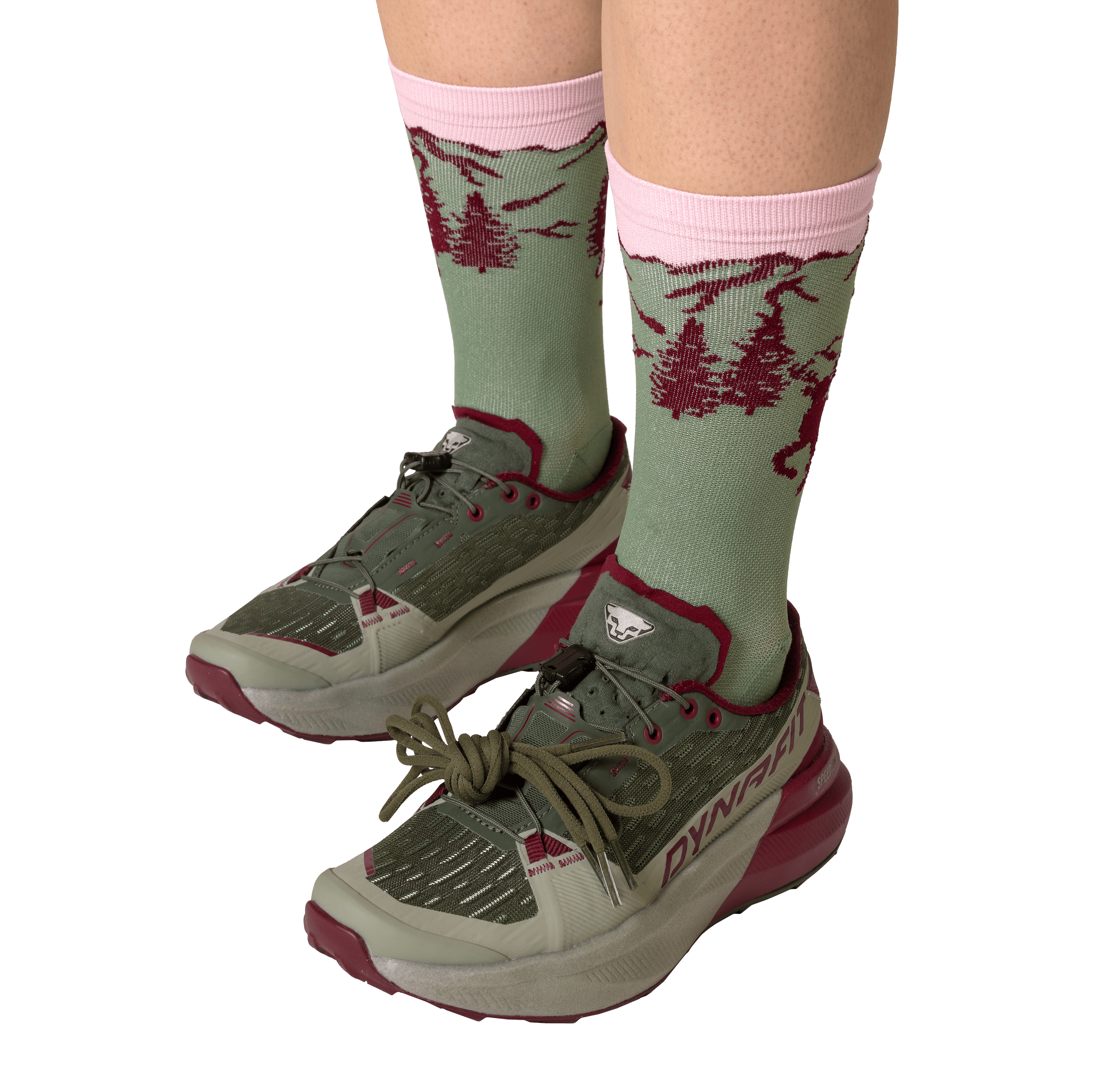 Stay Fast Socks Unisex on_body image