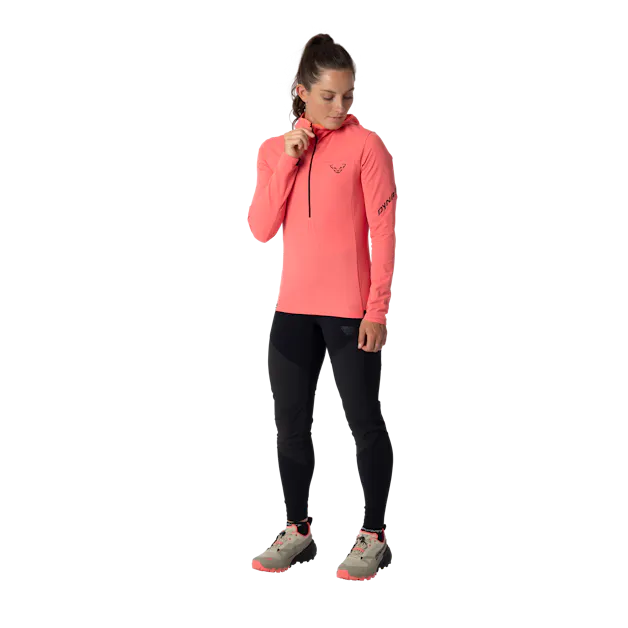 Traverse Thermal 1/2 zip donna on_body image