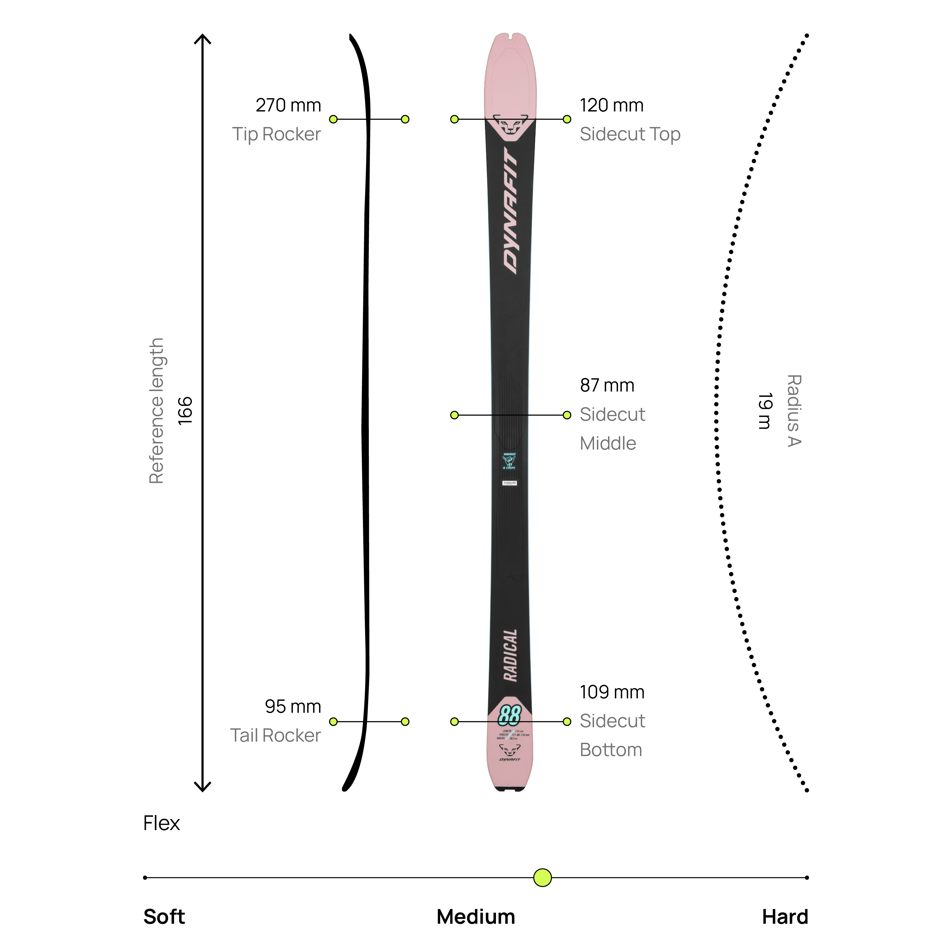 Radical 88 Limited Edition Touring Ski Women | Dynafit® International