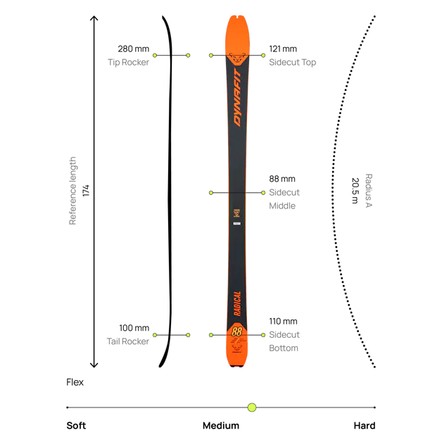 Radical 88 Limited Edition Ski action_shot image