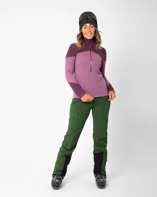 Jenny Felpa Termica Mezza Zip action_shot image