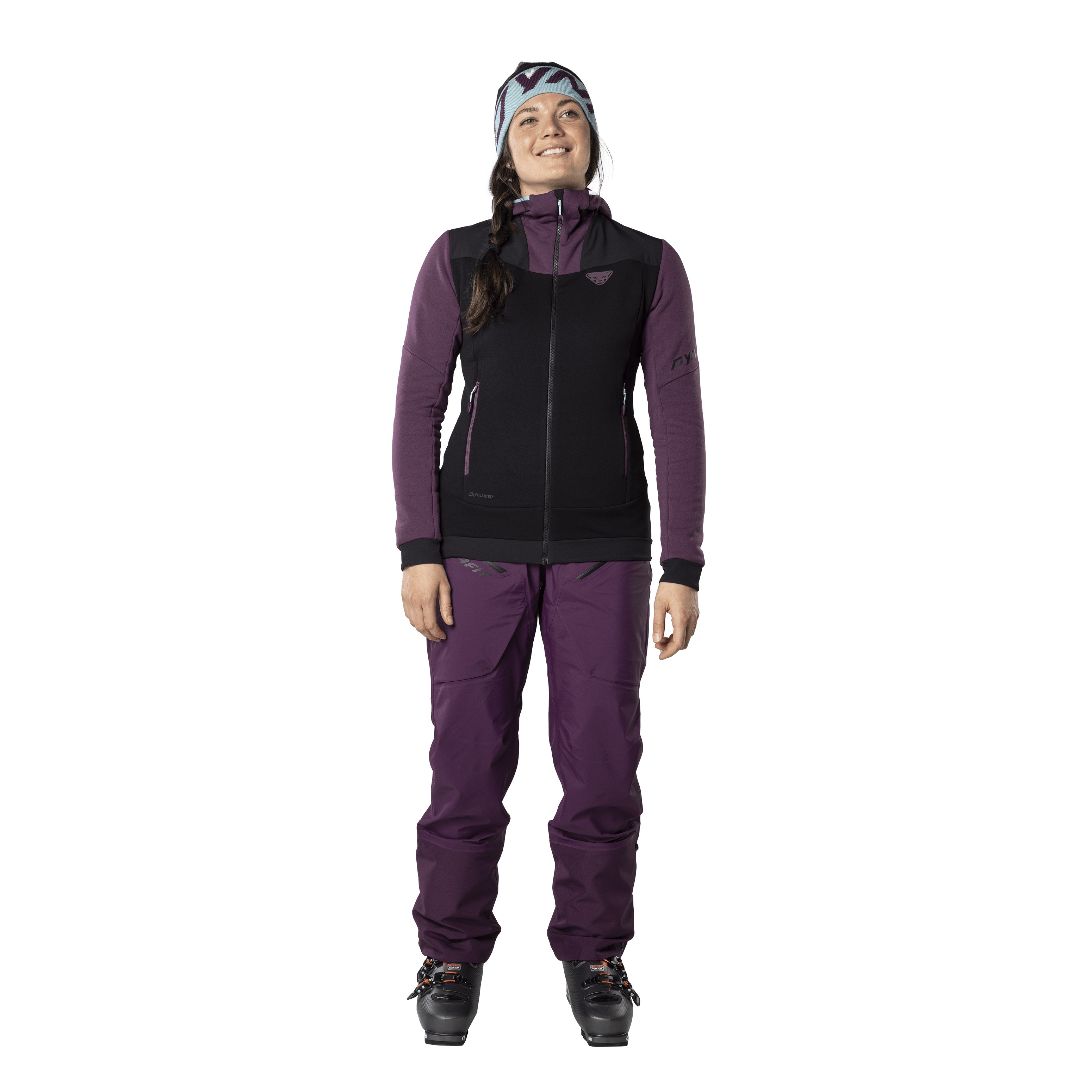 Tigard Polartec® Hooded Jacket Women on_body image