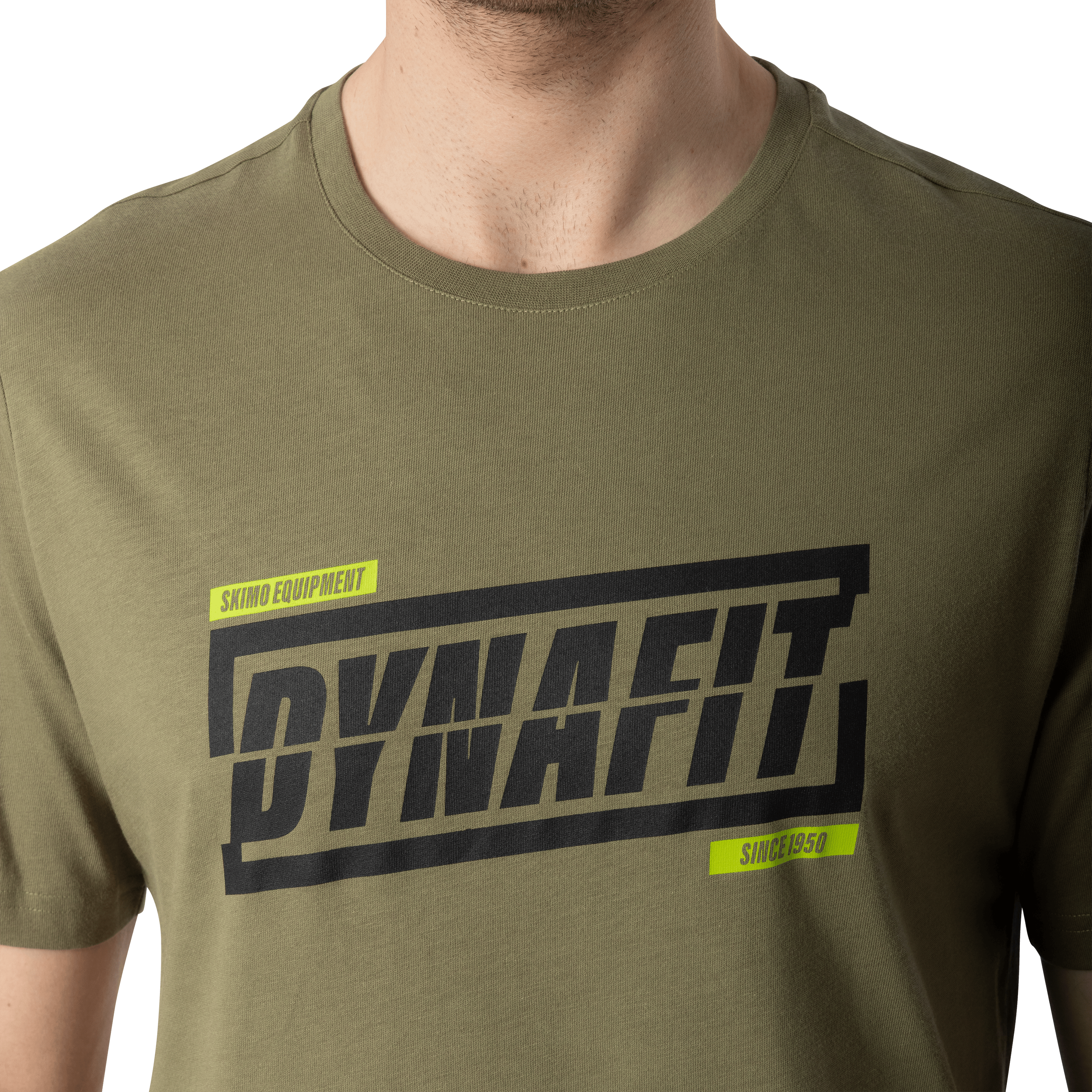 T-shirt grafica in cotone uomo tech_detail image