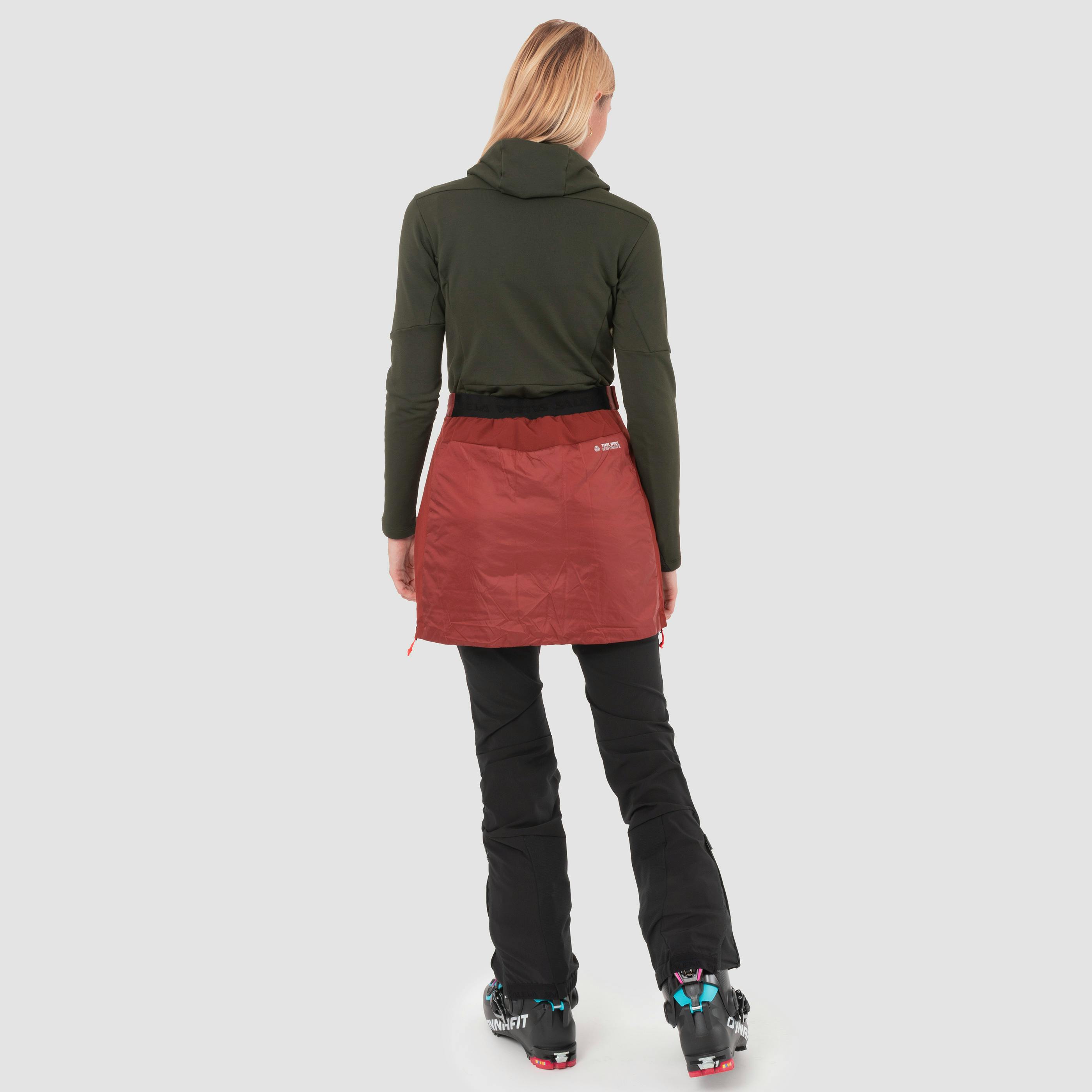 Sella Durastretch Hybrid Softshell Pantalon Short Femme on_body image