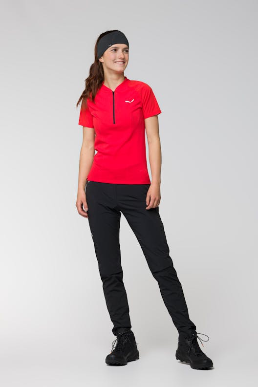 Pedroc Pro Dry'Ton Half Zip T-Shirt Damen on_body image