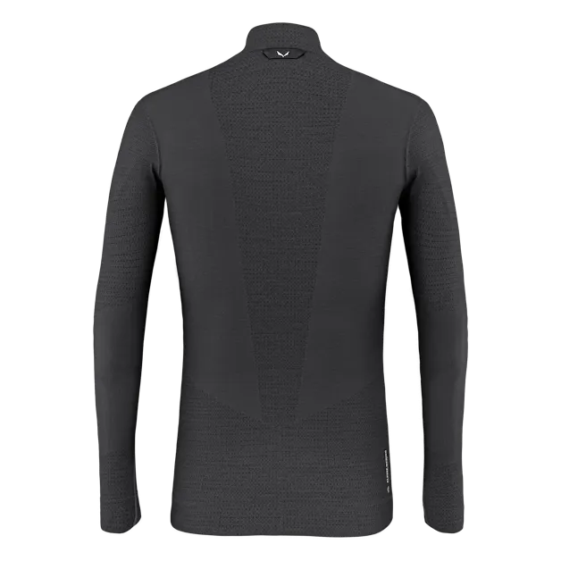Zebru Responsive Half Zip Men's Tee perspective_view image