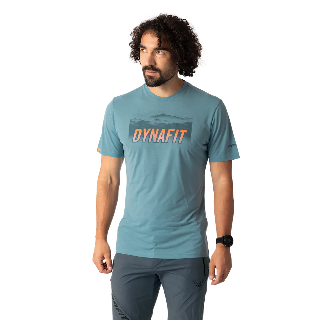 DYNAFIT - Transalper Graphic Shirt Herren - Blau (Gr.: XXL)