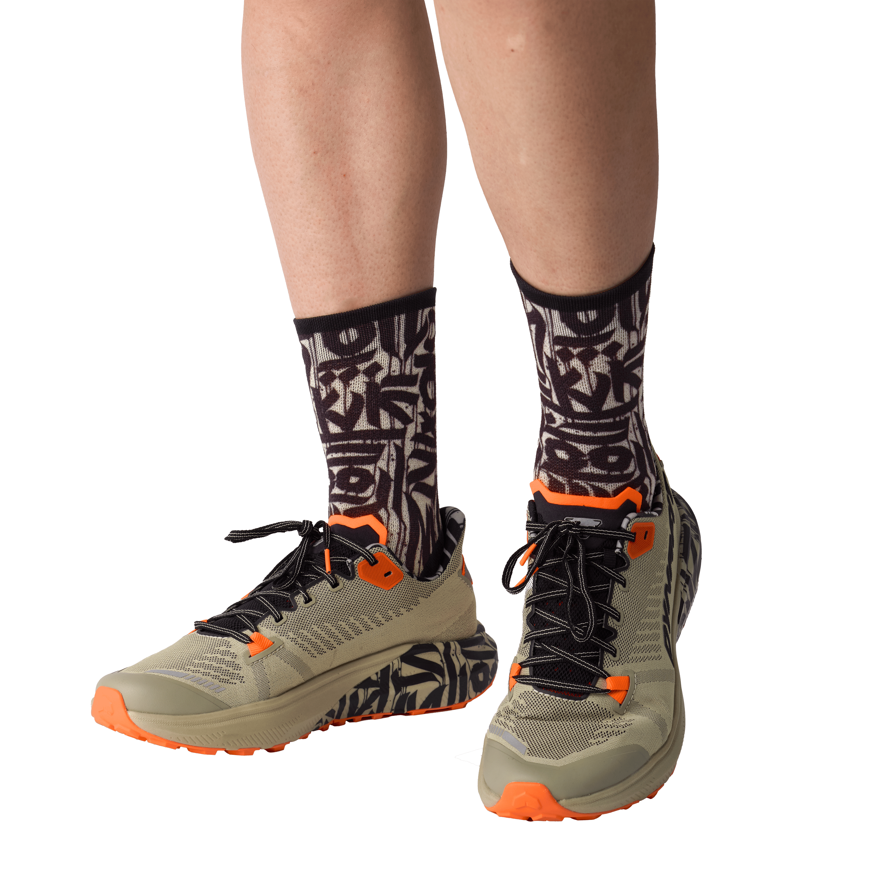 Chaussettes Trail unisexes on_body image