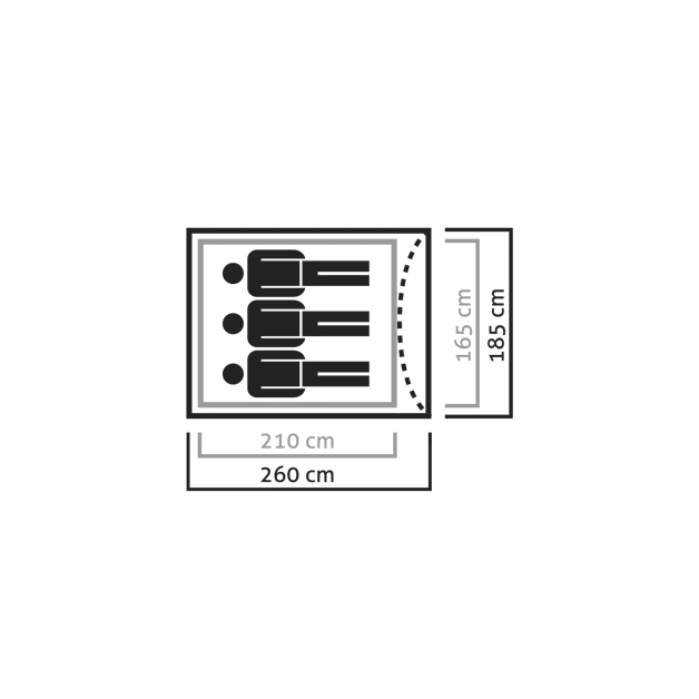 Litetrek III Tente tech_detail image