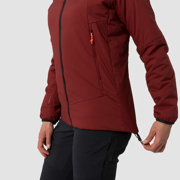 Ortles Tirolwool Responsive Stretch Giacca con Cappuccio Donna tech_detail image