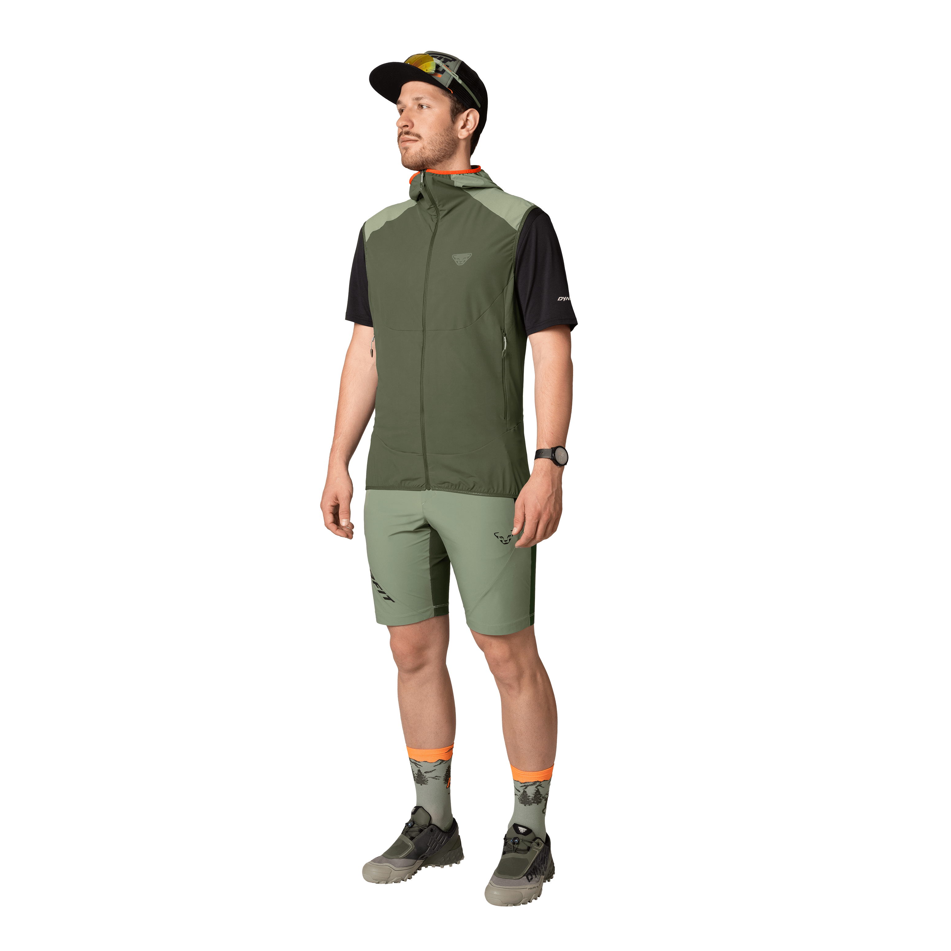 Short Transalper Light Dynastretch uomo on_body image